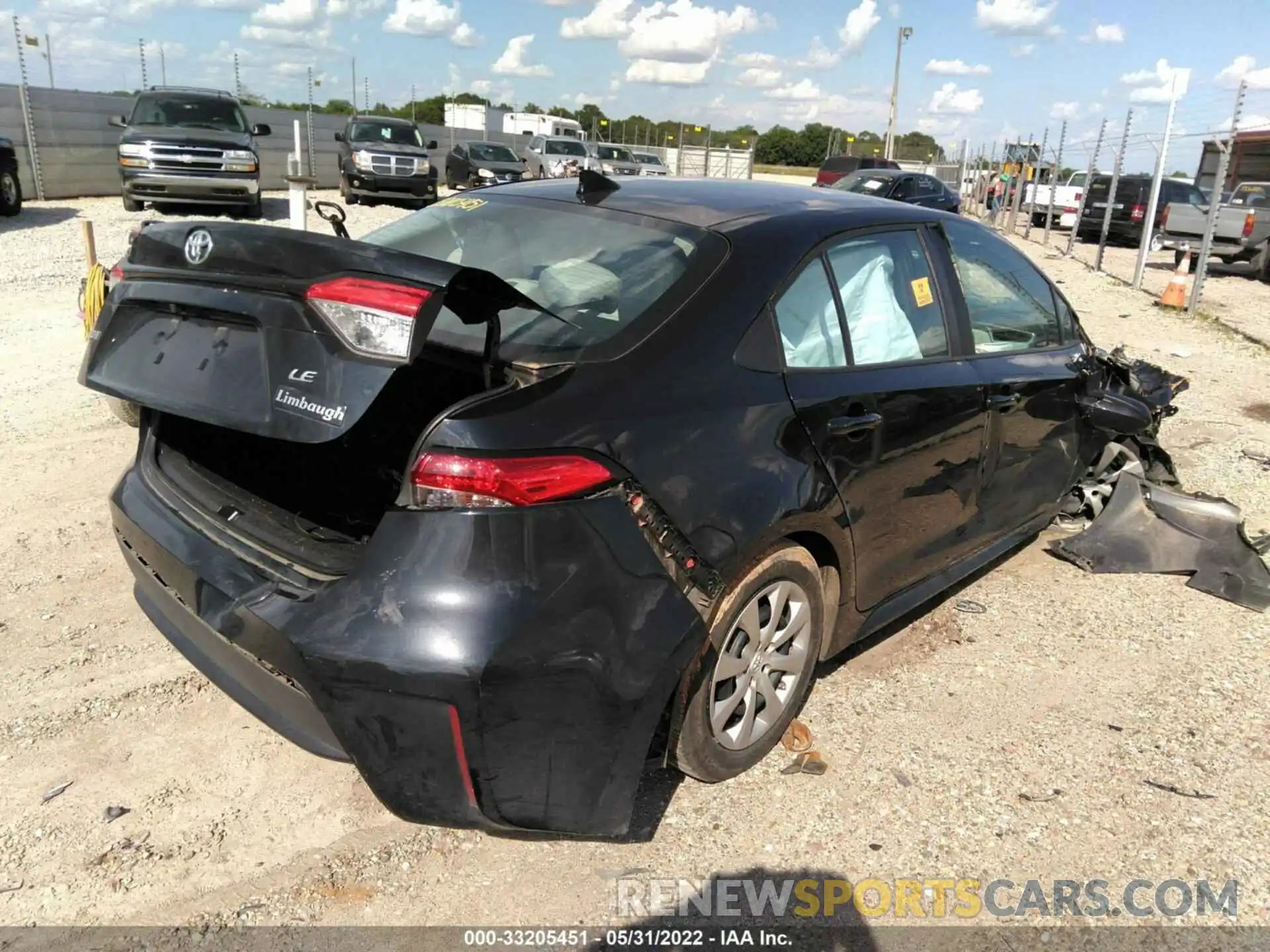 4 Photograph of a damaged car 5YFEPMAE4MP194515 TOYOTA COROLLA 2021