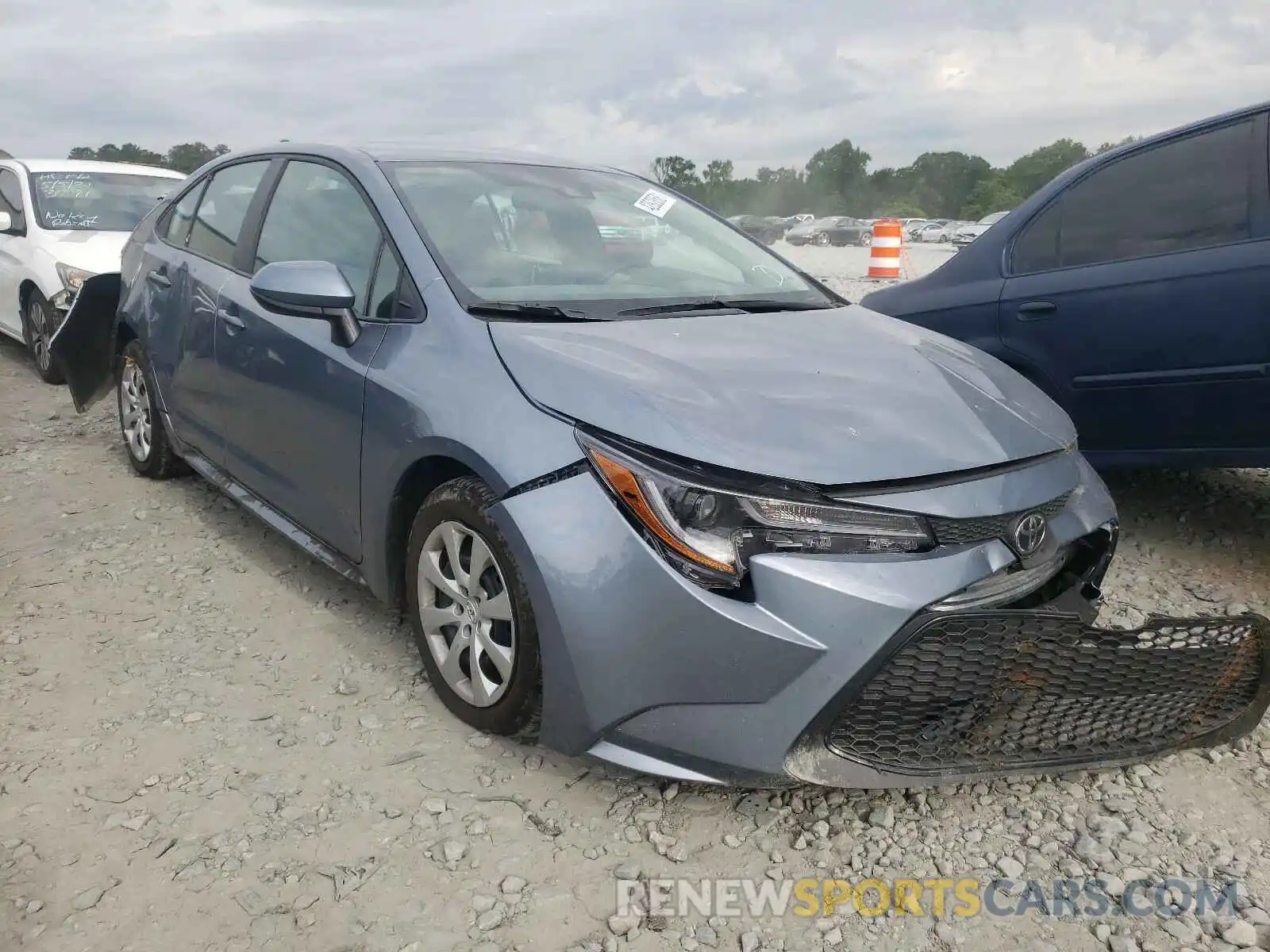 1 Photograph of a damaged car 5YFEPMAE4MP194594 TOYOTA COROLLA 2021