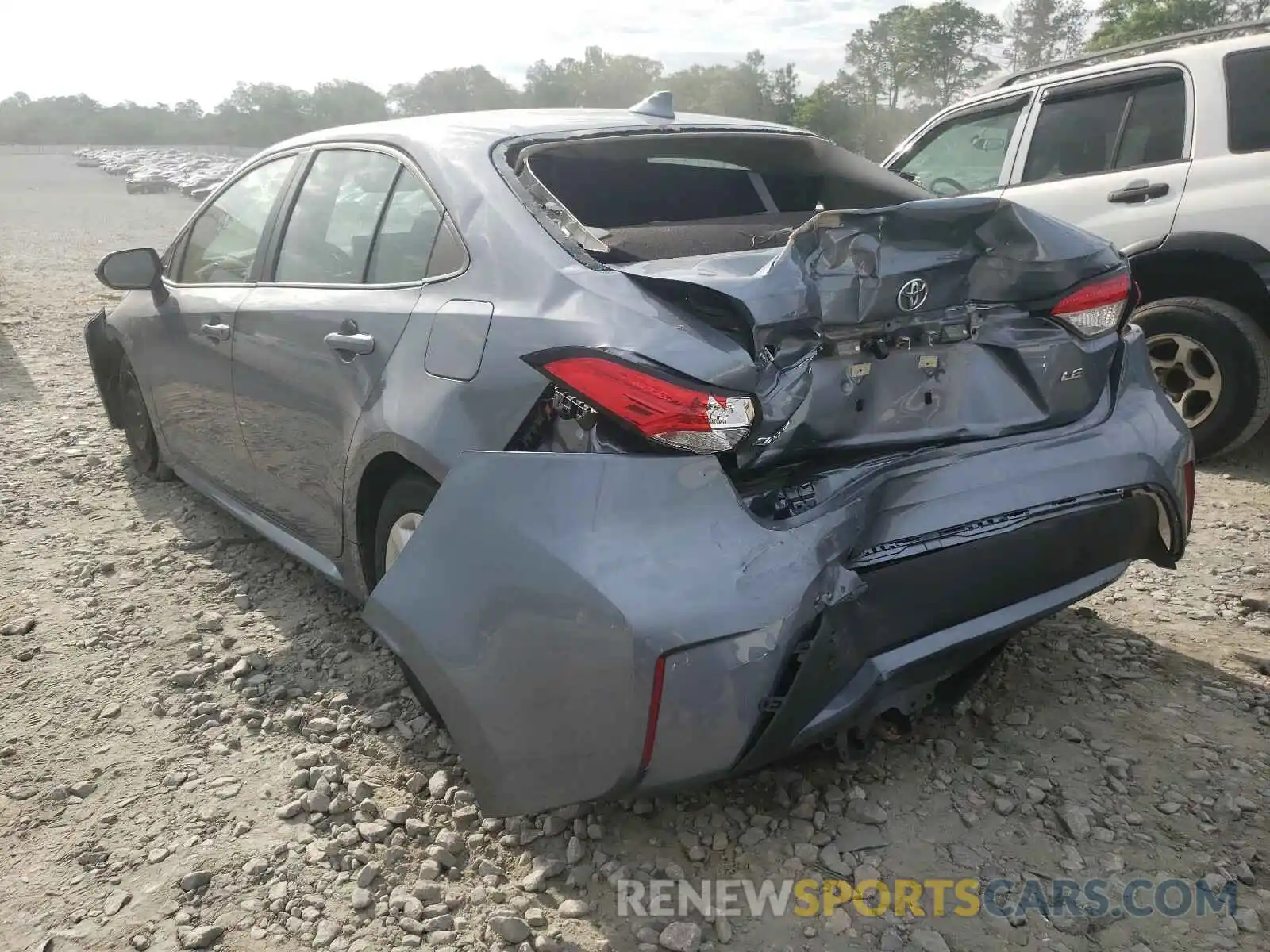 3 Photograph of a damaged car 5YFEPMAE4MP194594 TOYOTA COROLLA 2021