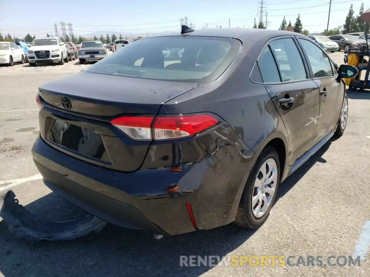 4 Photograph of a damaged car 5YFEPMAE4MP196037 TOYOTA COROLLA 2021