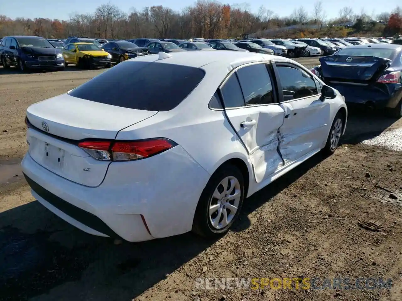 4 Photograph of a damaged car 5YFEPMAE4MP196152 TOYOTA COROLLA 2021