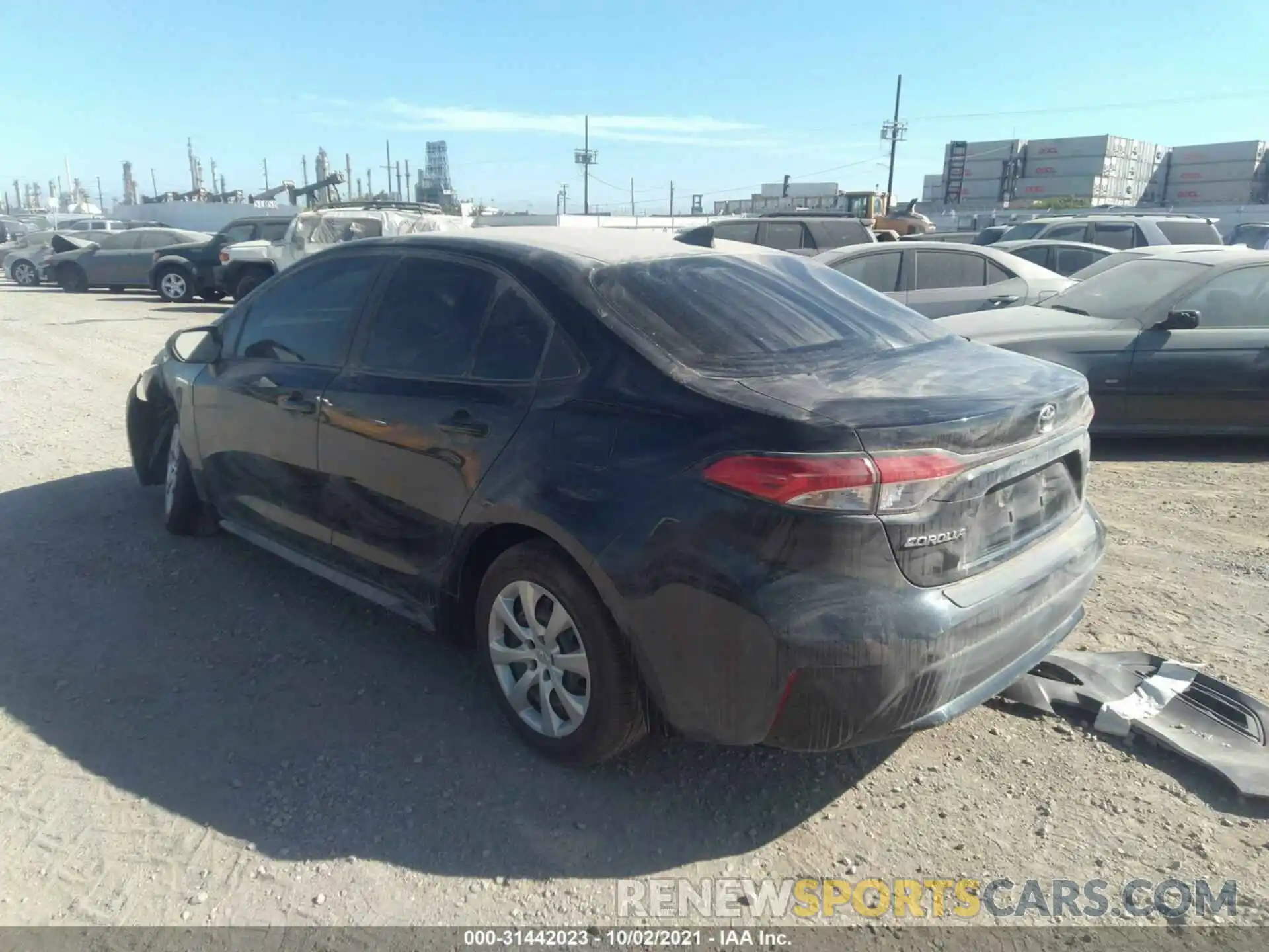 3 Photograph of a damaged car 5YFEPMAE4MP198029 TOYOTA COROLLA 2021