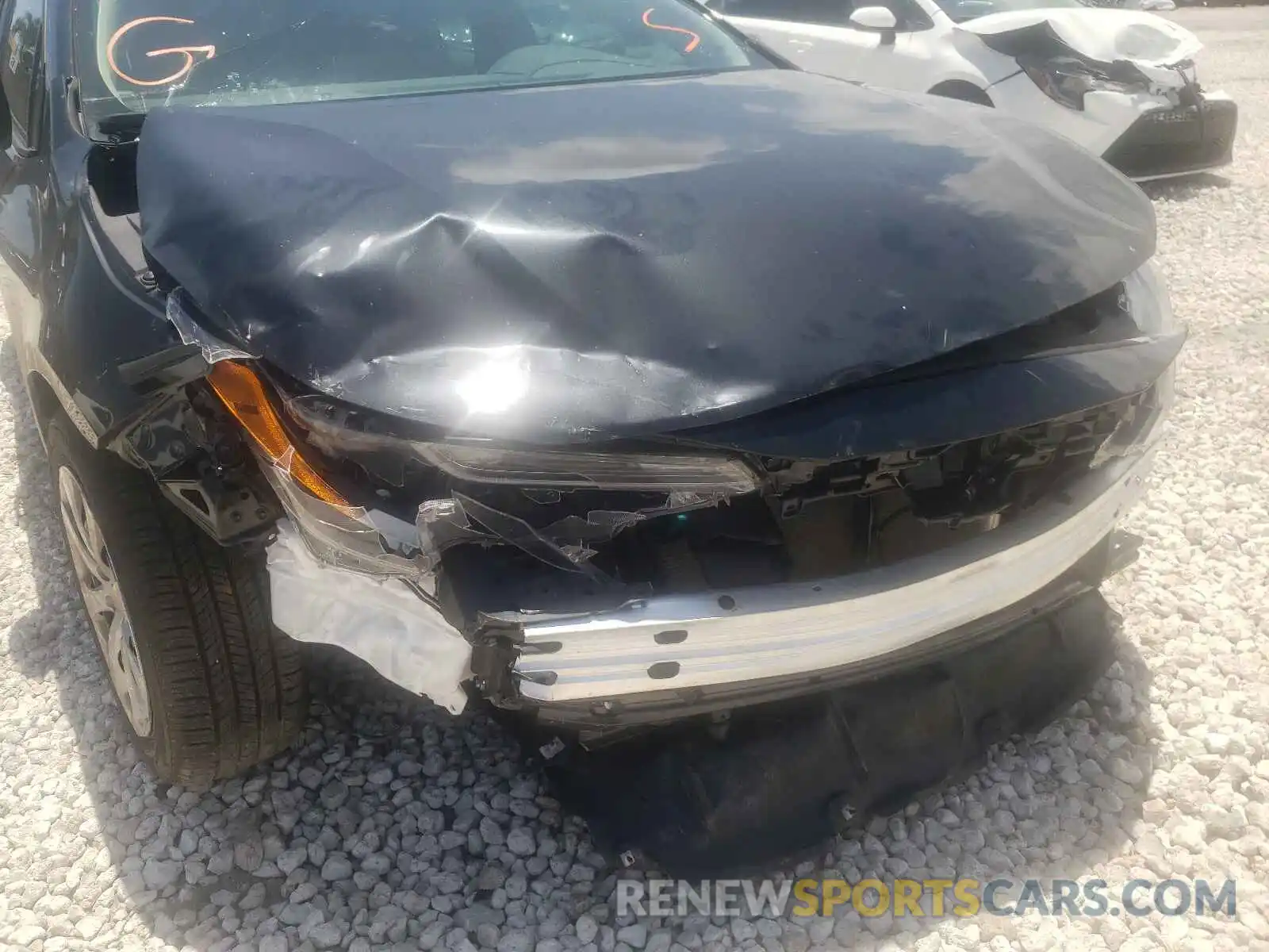 9 Photograph of a damaged car 5YFEPMAE4MP199536 TOYOTA COROLLA 2021