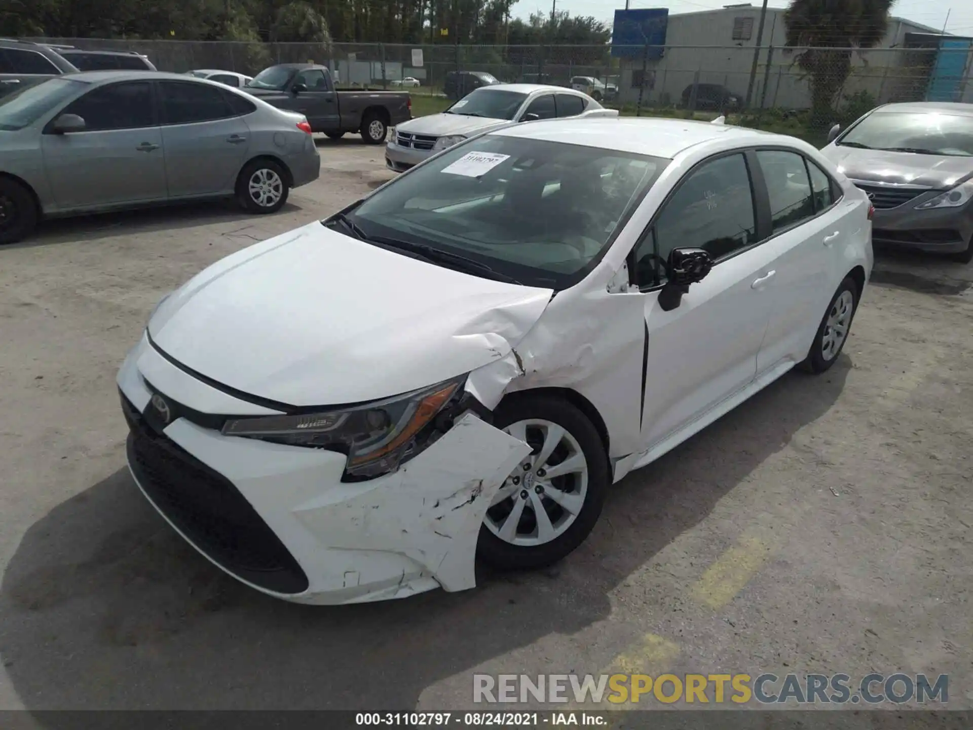 6 Photograph of a damaged car 5YFEPMAE4MP199813 TOYOTA COROLLA 2021