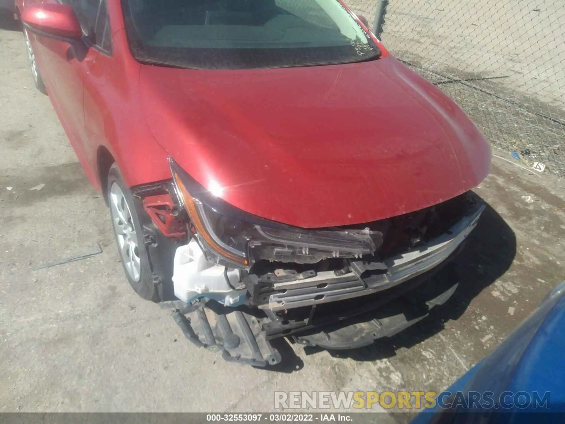 6 Photograph of a damaged car 5YFEPMAE4MP200975 TOYOTA COROLLA 2021