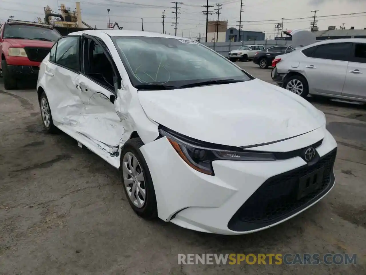 1 Photograph of a damaged car 5YFEPMAE4MP203097 TOYOTA COROLLA 2021