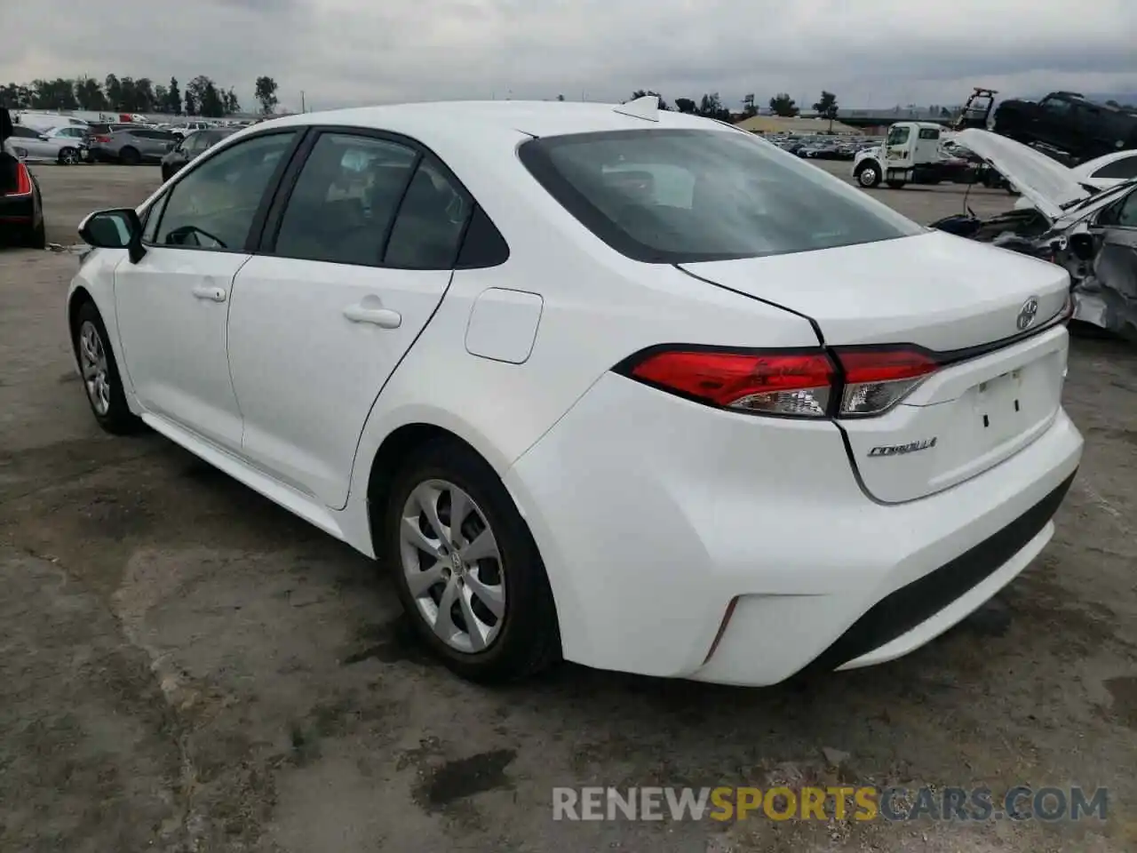 3 Photograph of a damaged car 5YFEPMAE4MP203097 TOYOTA COROLLA 2021