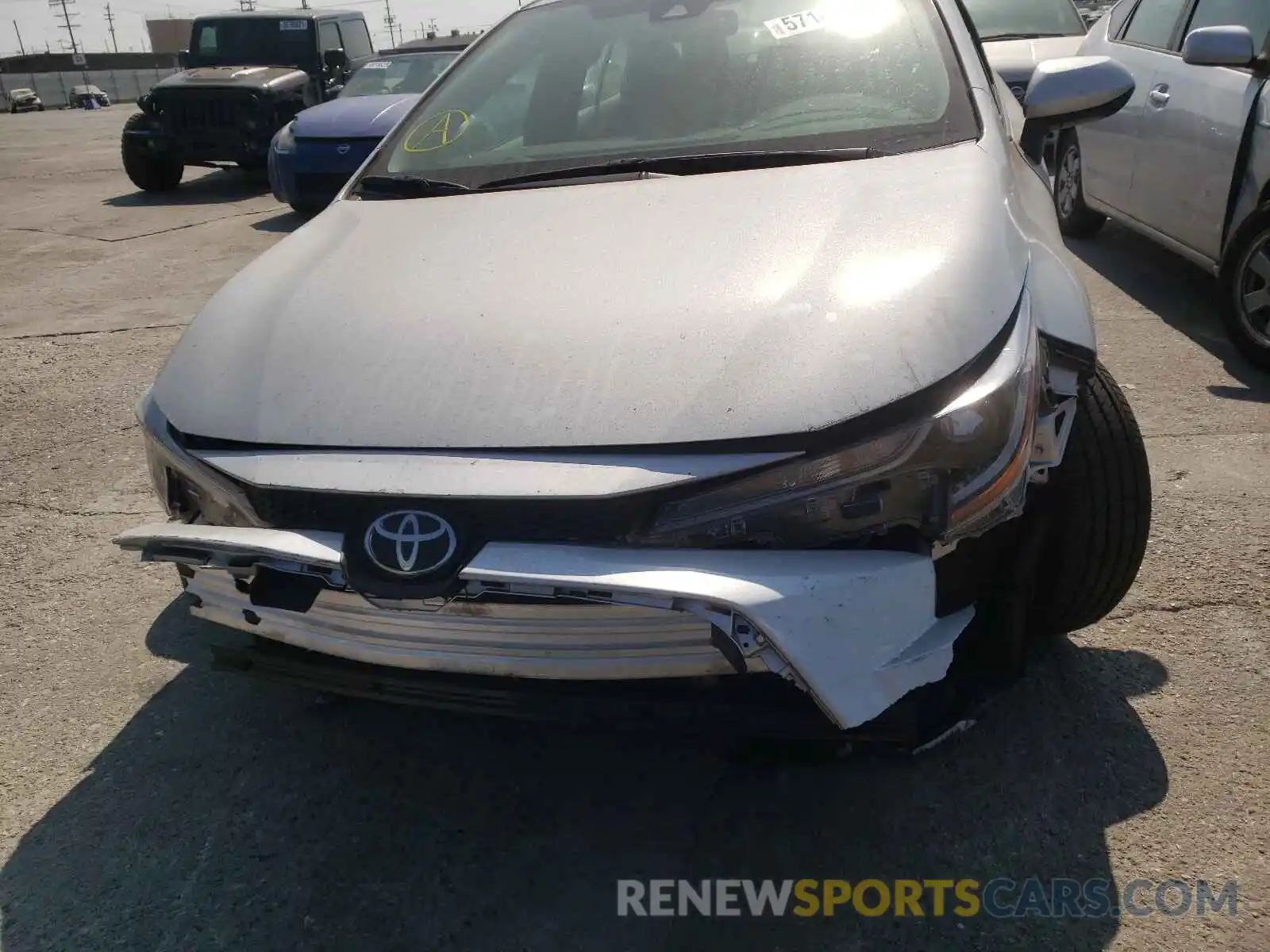 9 Photograph of a damaged car 5YFEPMAE4MP203651 TOYOTA COROLLA 2021