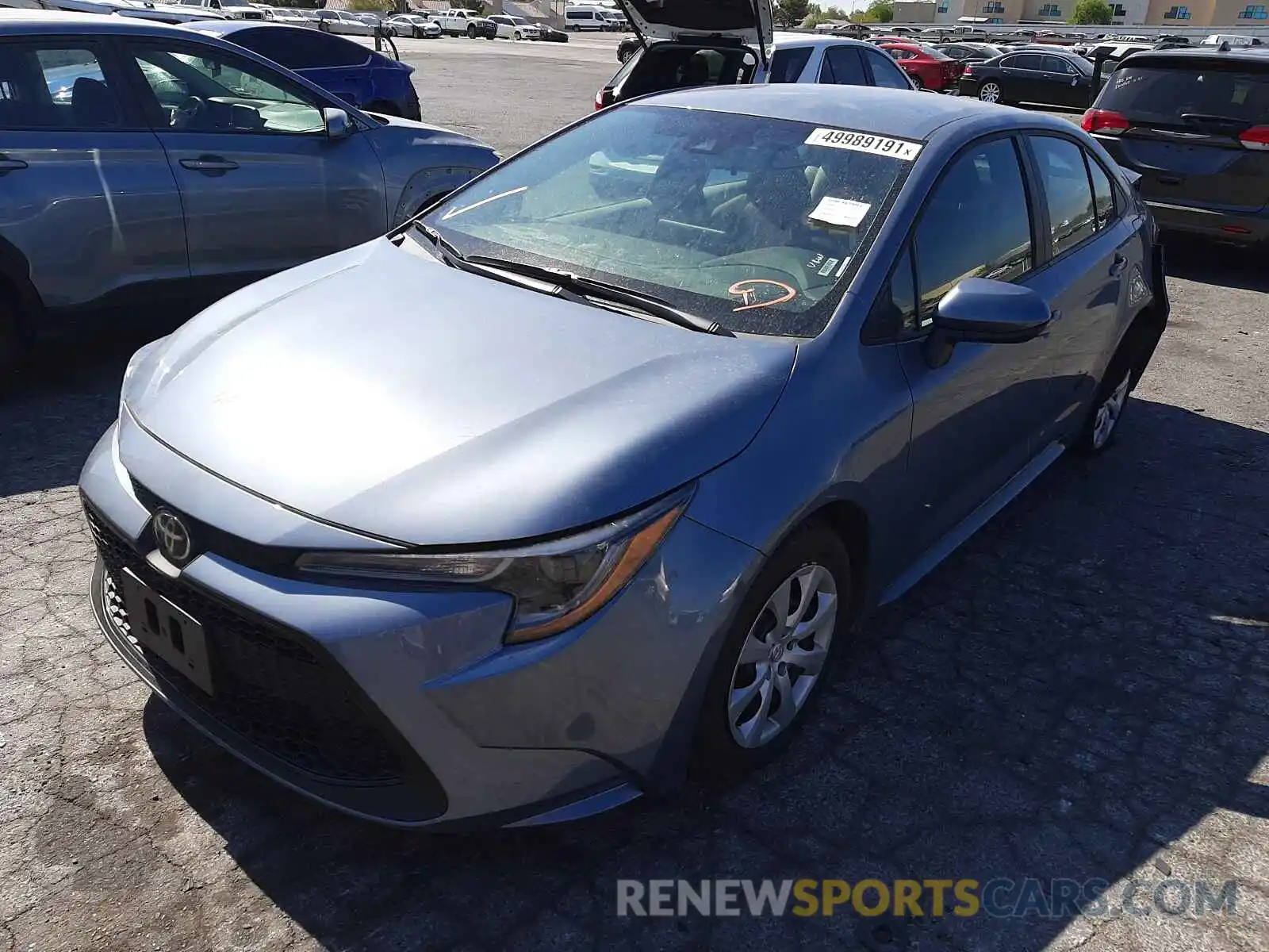 2 Photograph of a damaged car 5YFEPMAE4MP205125 TOYOTA COROLLA 2021