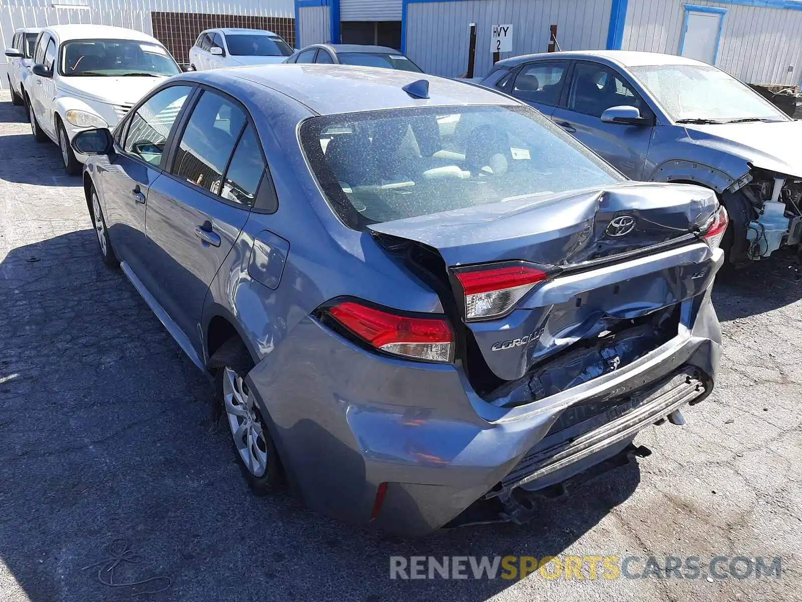 3 Photograph of a damaged car 5YFEPMAE4MP205125 TOYOTA COROLLA 2021