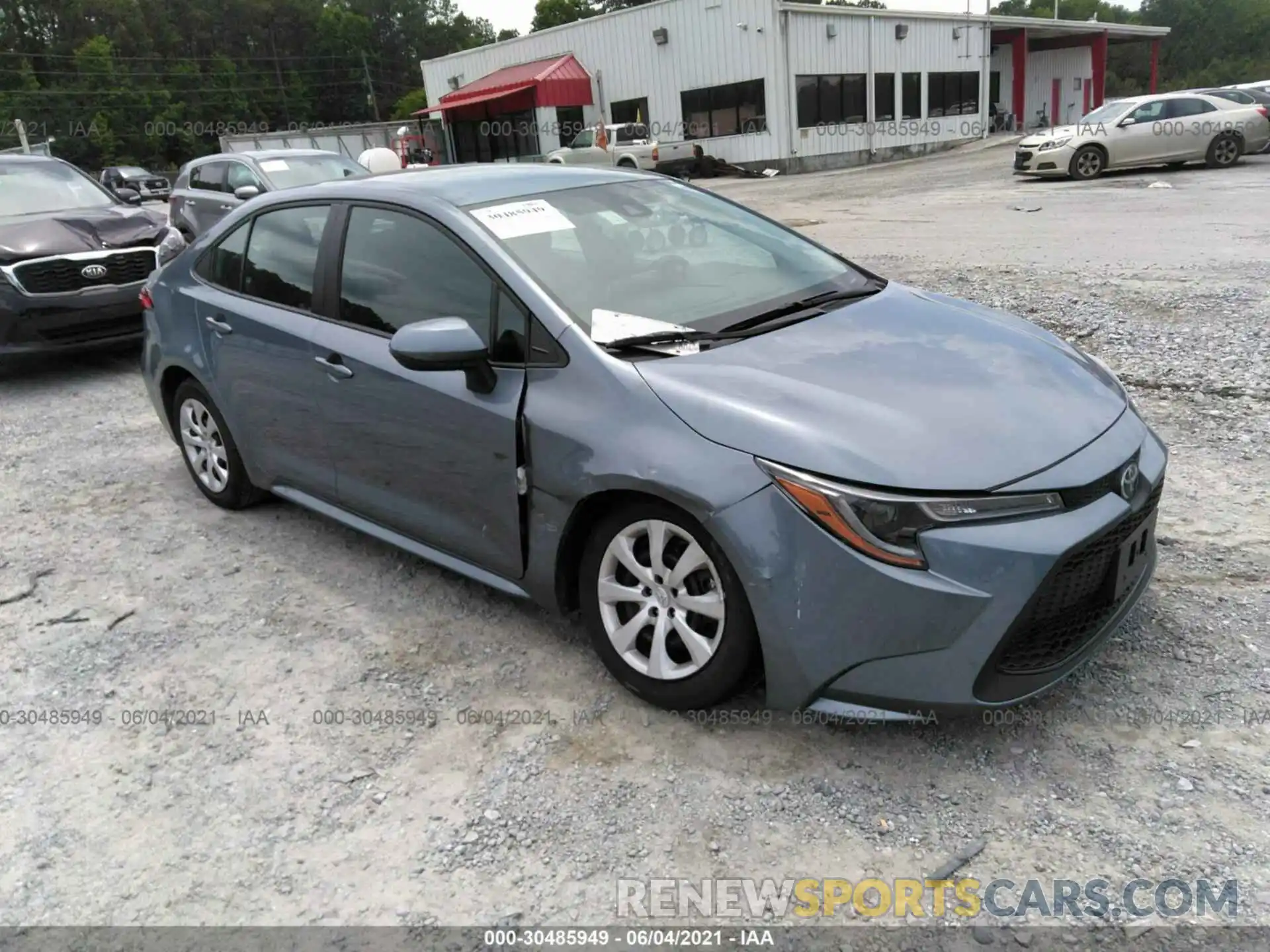 1 Photograph of a damaged car 5YFEPMAE4MP205500 TOYOTA COROLLA 2021