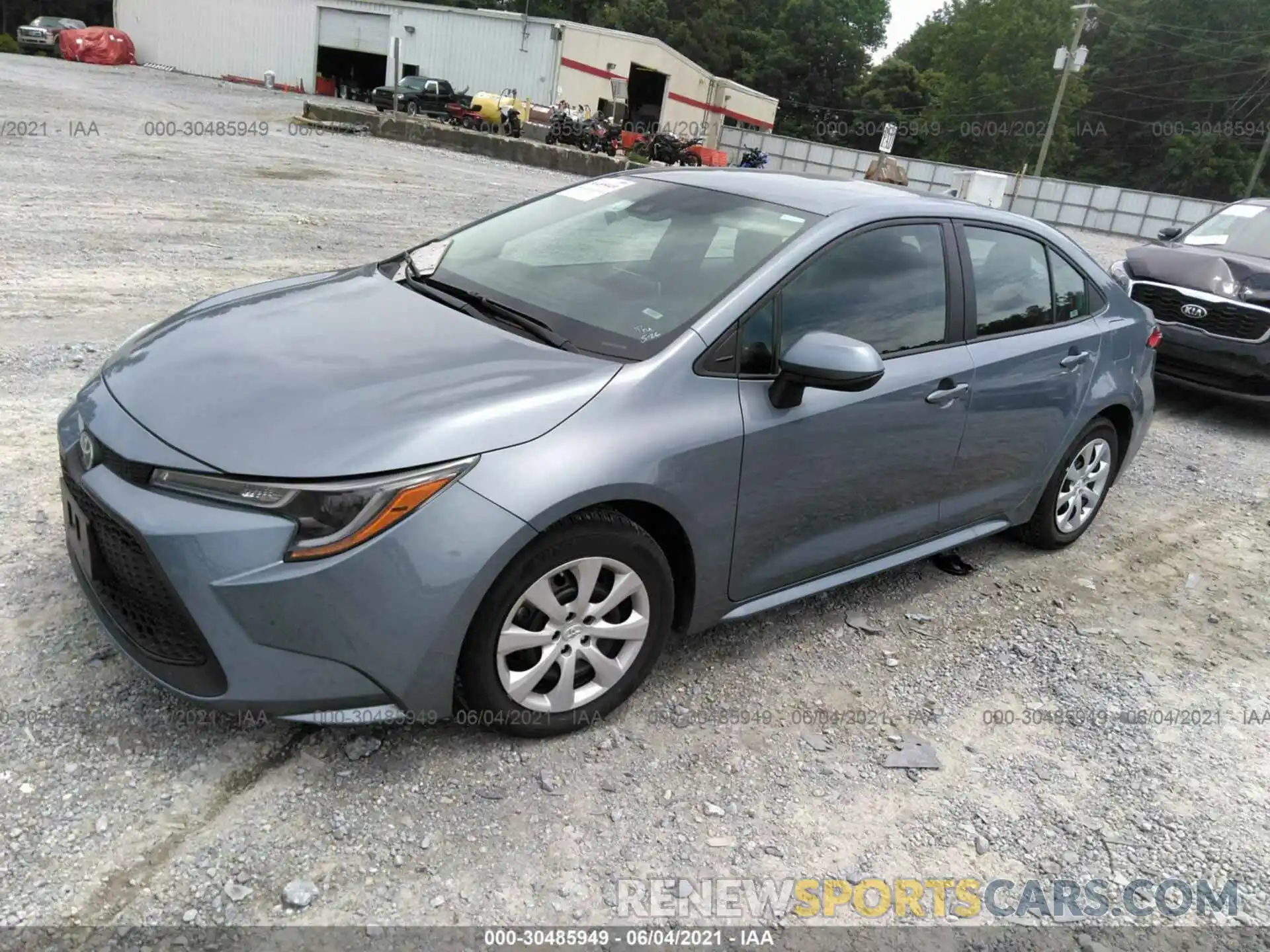 2 Photograph of a damaged car 5YFEPMAE4MP205500 TOYOTA COROLLA 2021