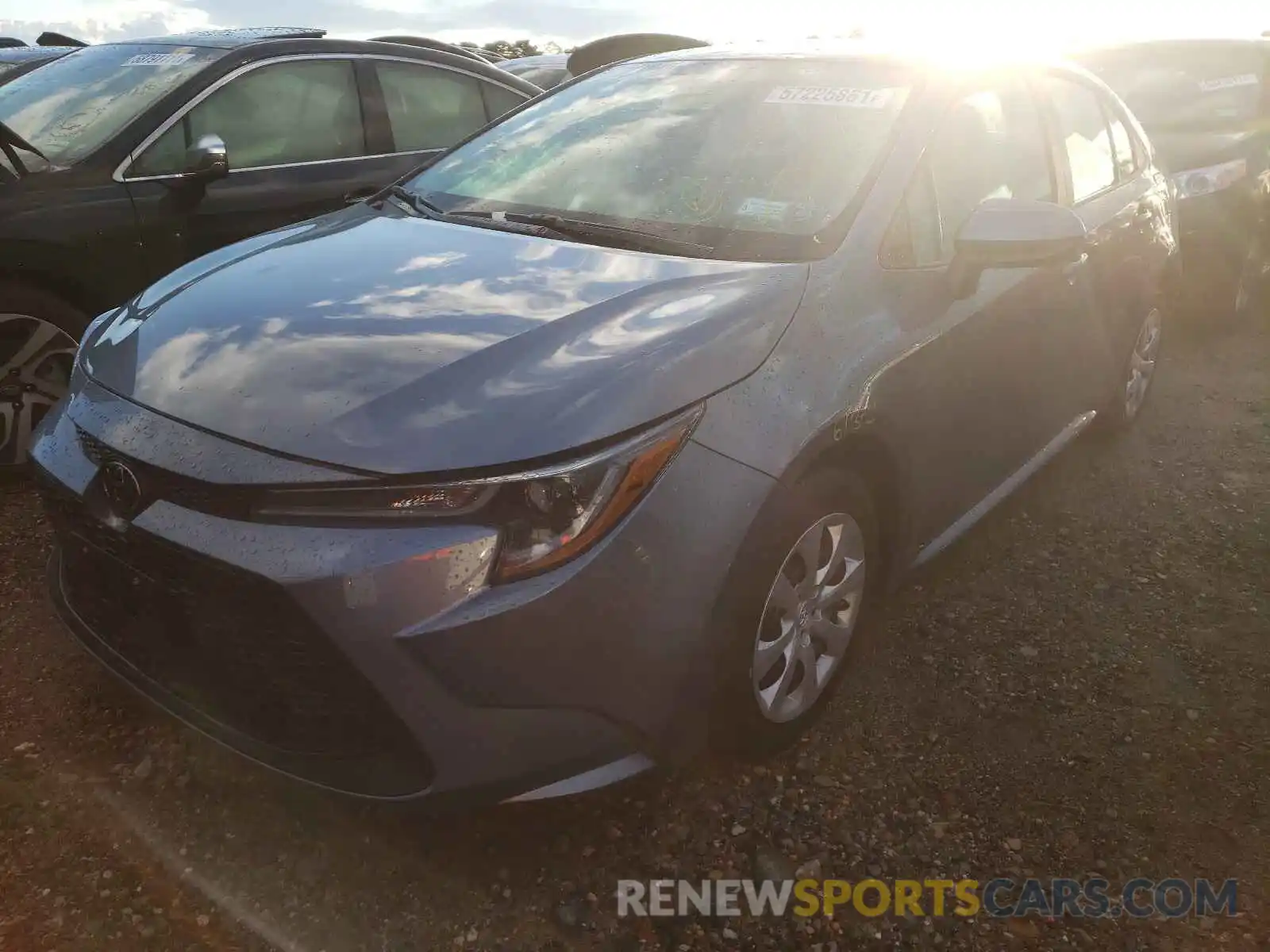 2 Photograph of a damaged car 5YFEPMAE4MP205643 TOYOTA COROLLA 2021