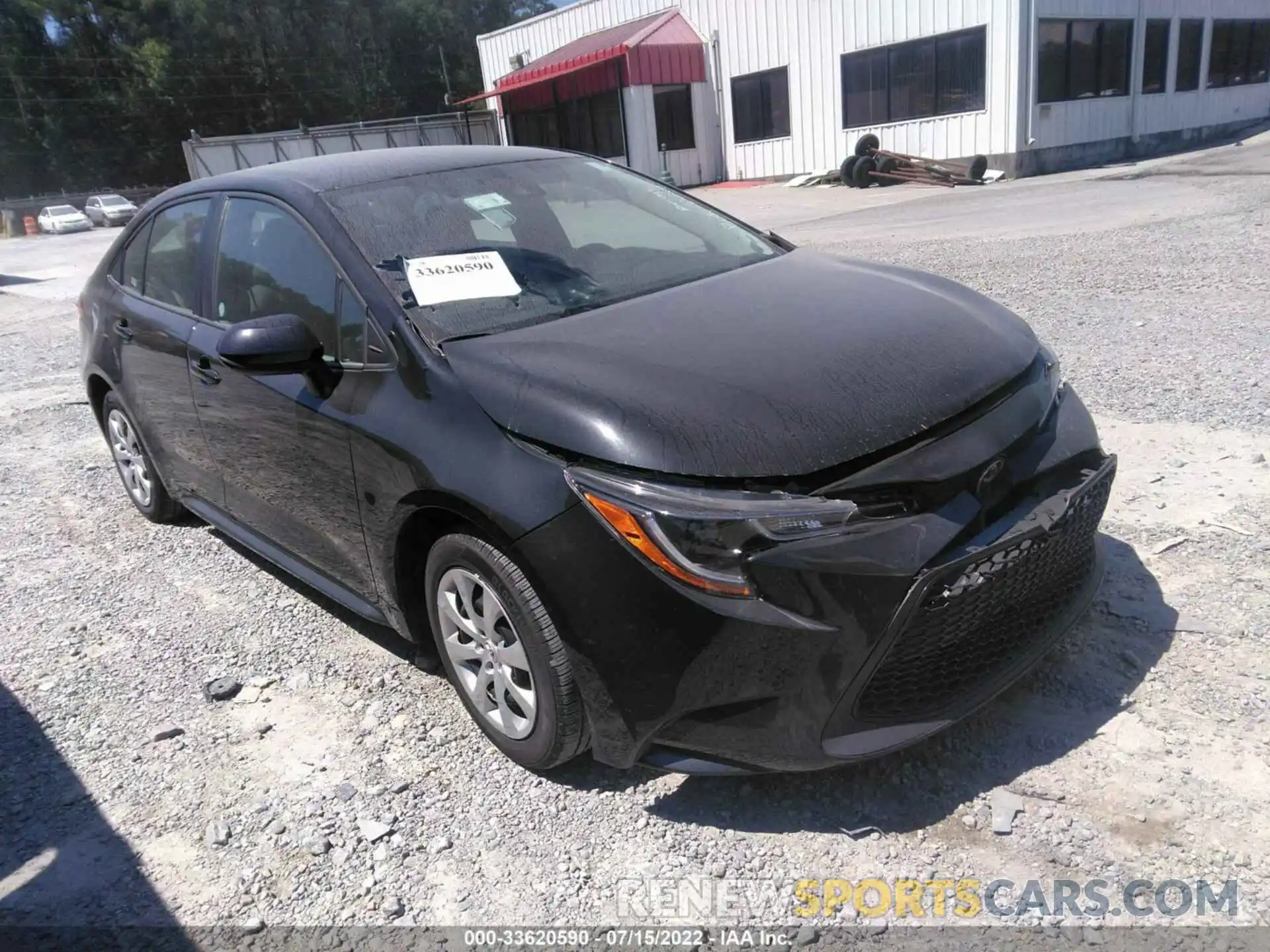 1 Photograph of a damaged car 5YFEPMAE4MP206324 TOYOTA COROLLA 2021