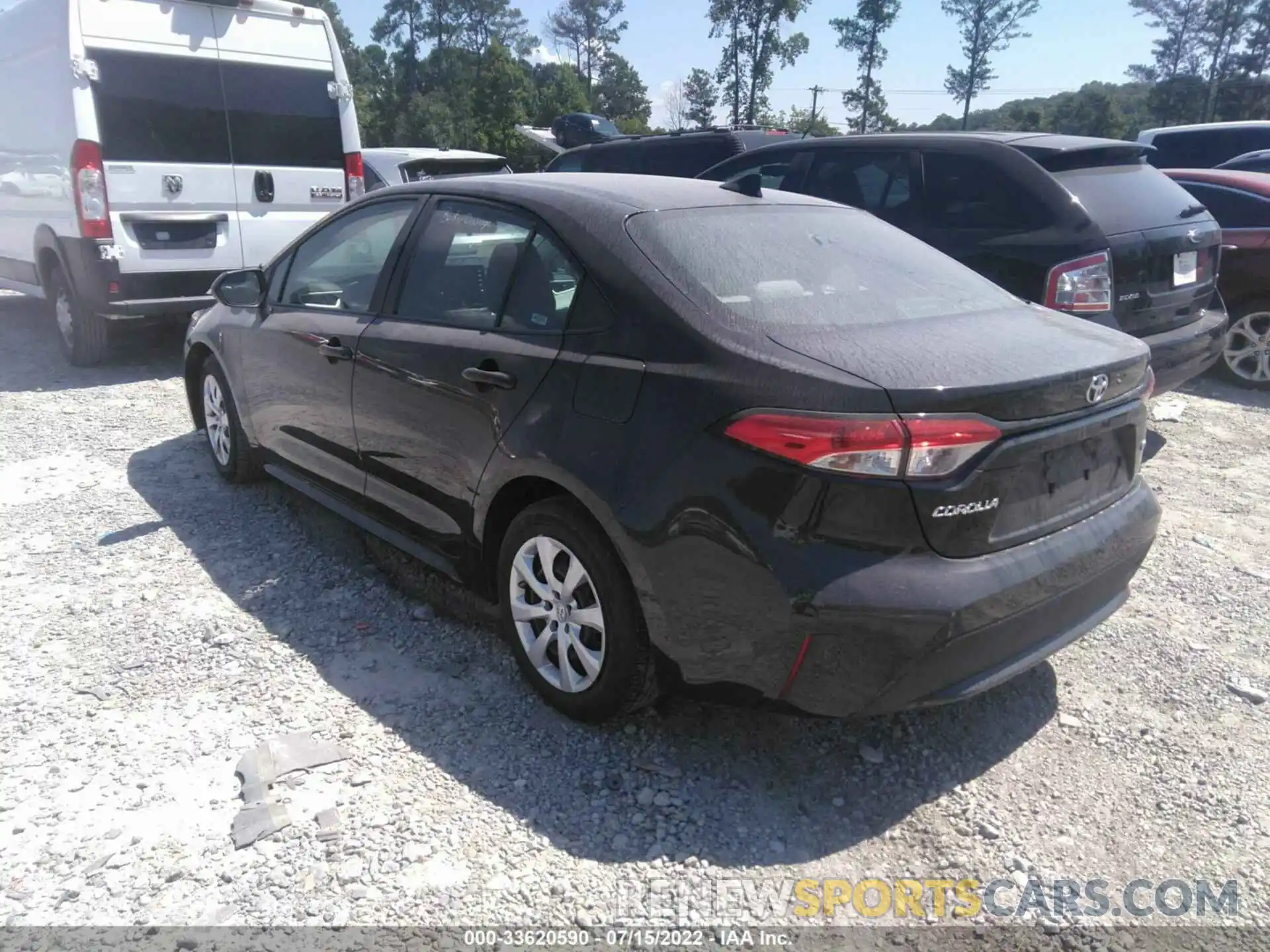 3 Photograph of a damaged car 5YFEPMAE4MP206324 TOYOTA COROLLA 2021