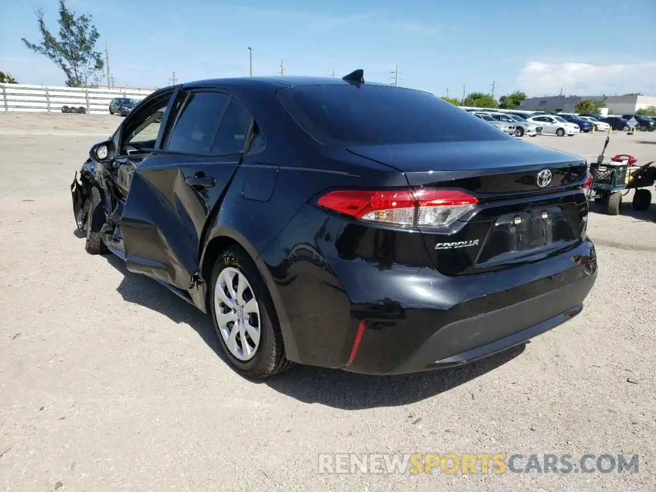 3 Photograph of a damaged car 5YFEPMAE4MP206775 TOYOTA COROLLA 2021