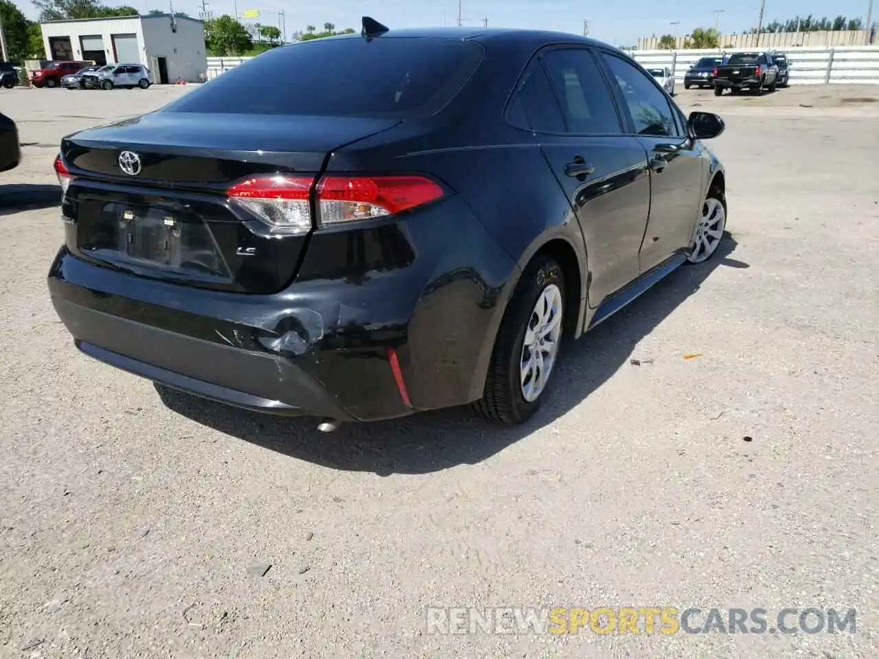 4 Photograph of a damaged car 5YFEPMAE4MP206775 TOYOTA COROLLA 2021