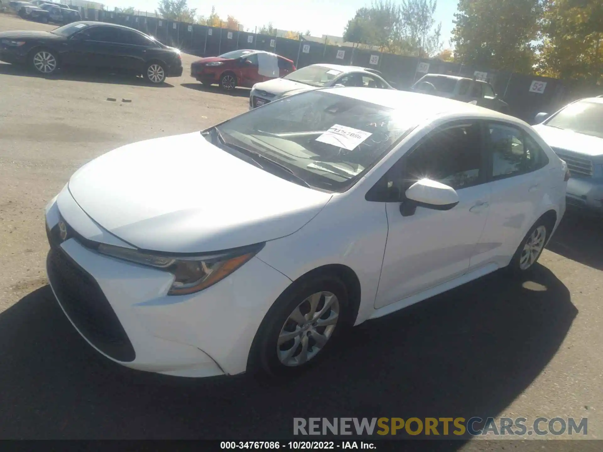 2 Photograph of a damaged car 5YFEPMAE4MP206985 TOYOTA COROLLA 2021