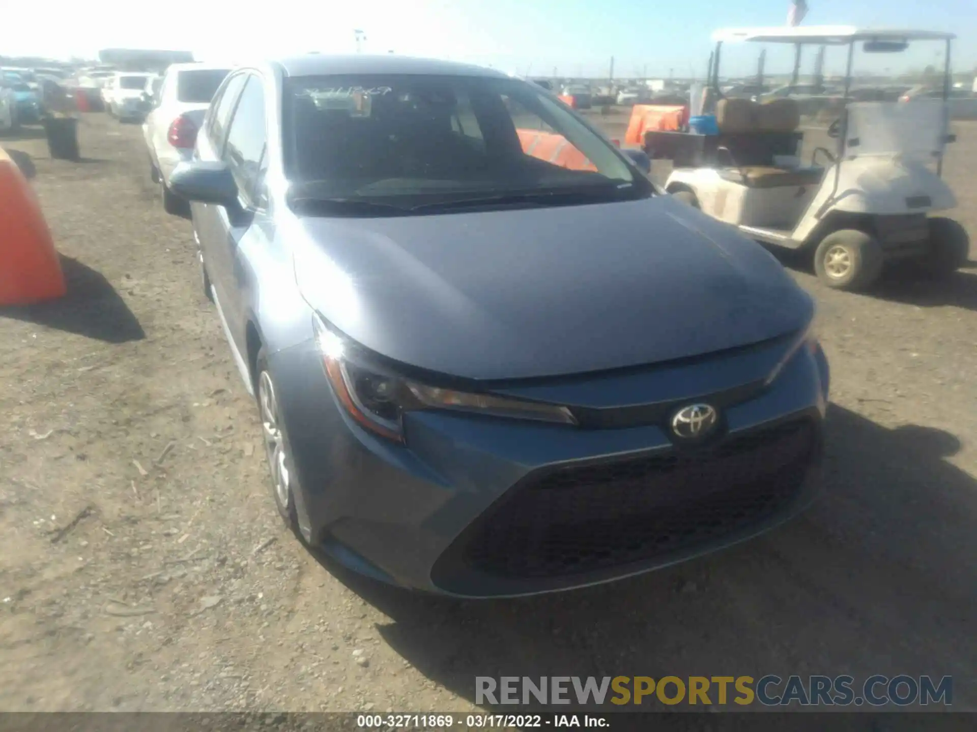 1 Photograph of a damaged car 5YFEPMAE4MP207425 TOYOTA COROLLA 2021