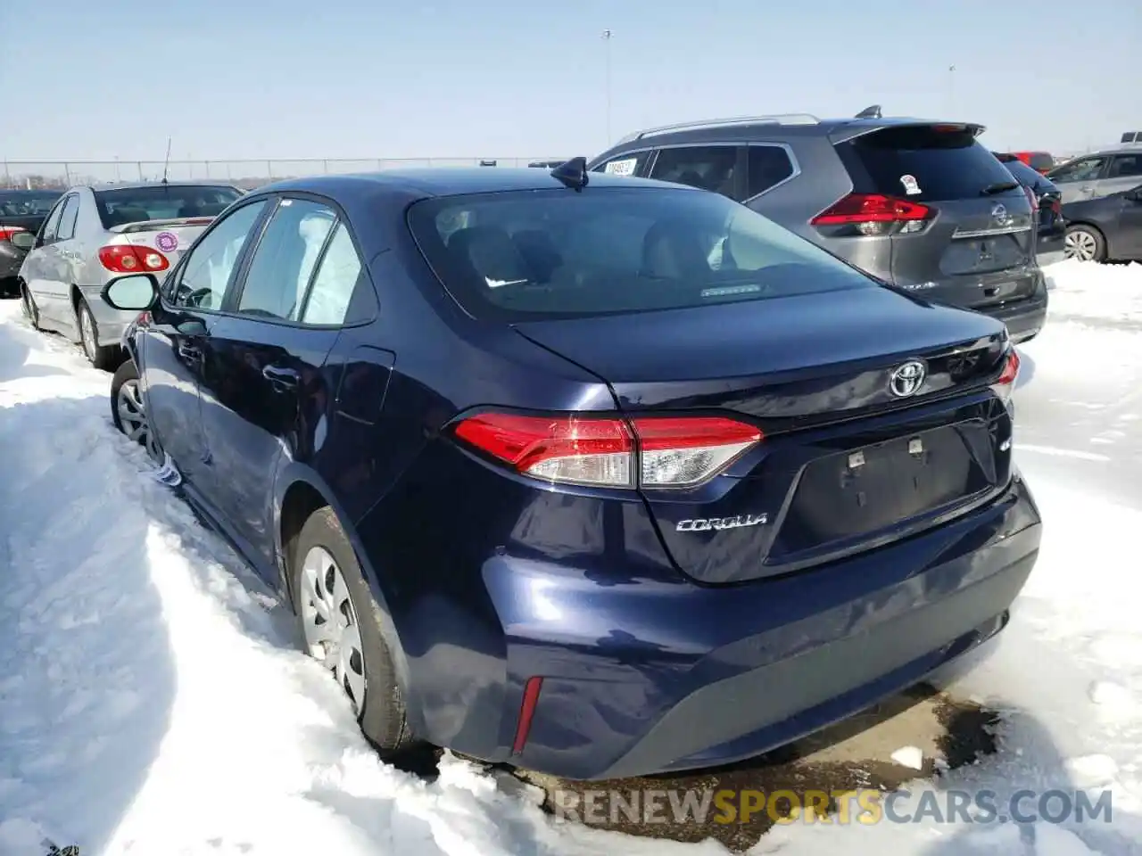 3 Photograph of a damaged car 5YFEPMAE4MP208042 TOYOTA COROLLA 2021