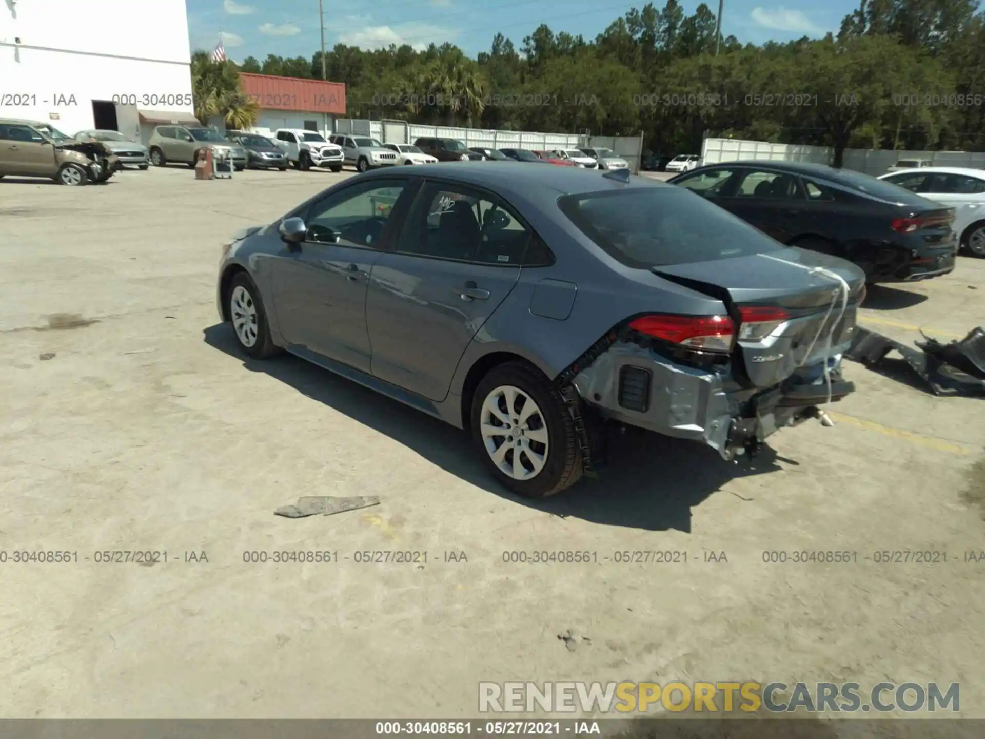 3 Photograph of a damaged car 5YFEPMAE4MP208154 TOYOTA COROLLA 2021