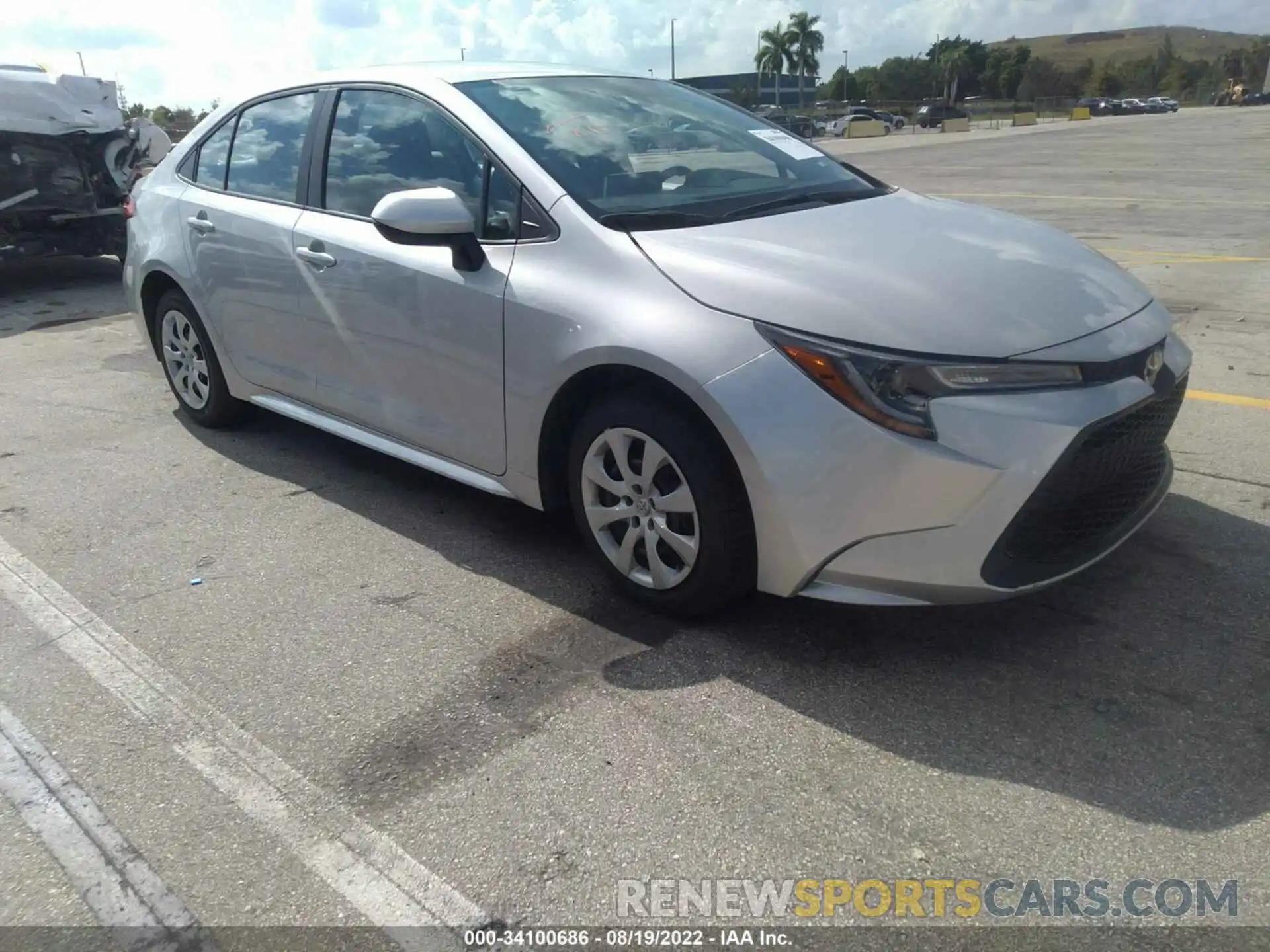 1 Photograph of a damaged car 5YFEPMAE4MP210129 TOYOTA COROLLA 2021