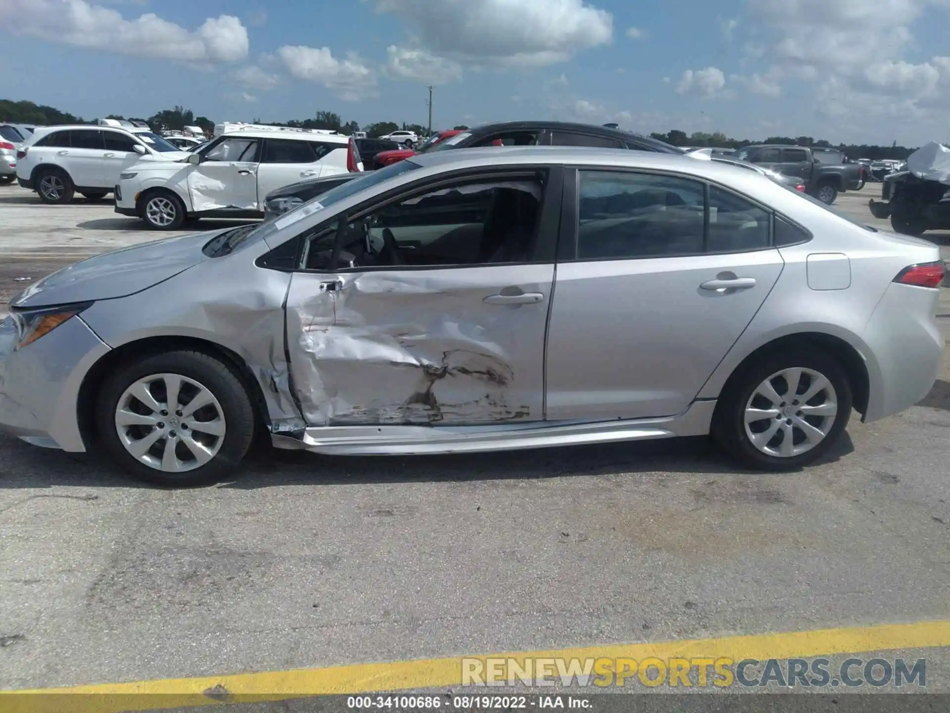 6 Photograph of a damaged car 5YFEPMAE4MP210129 TOYOTA COROLLA 2021