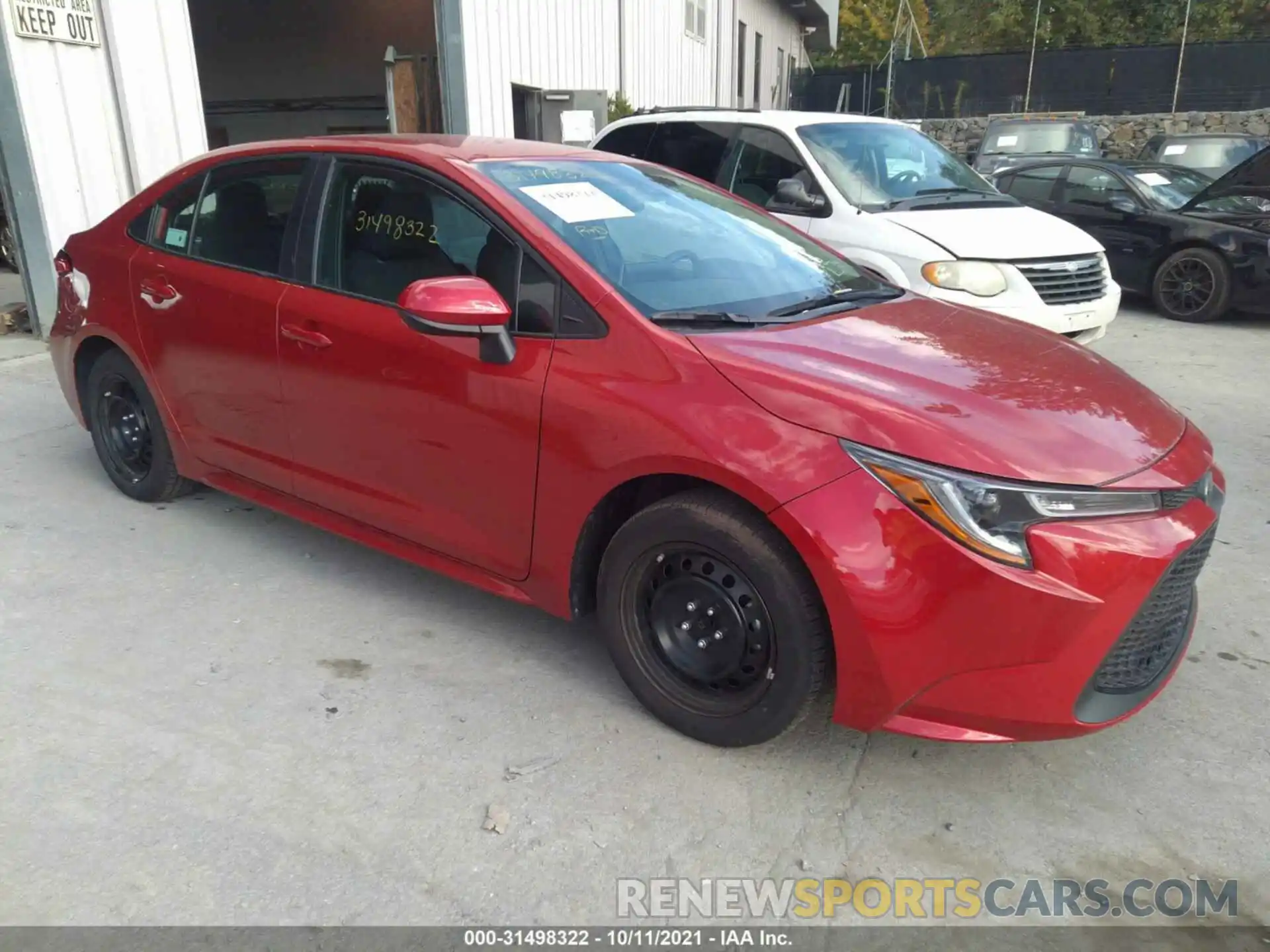 1 Photograph of a damaged car 5YFEPMAE4MP210406 TOYOTA COROLLA 2021