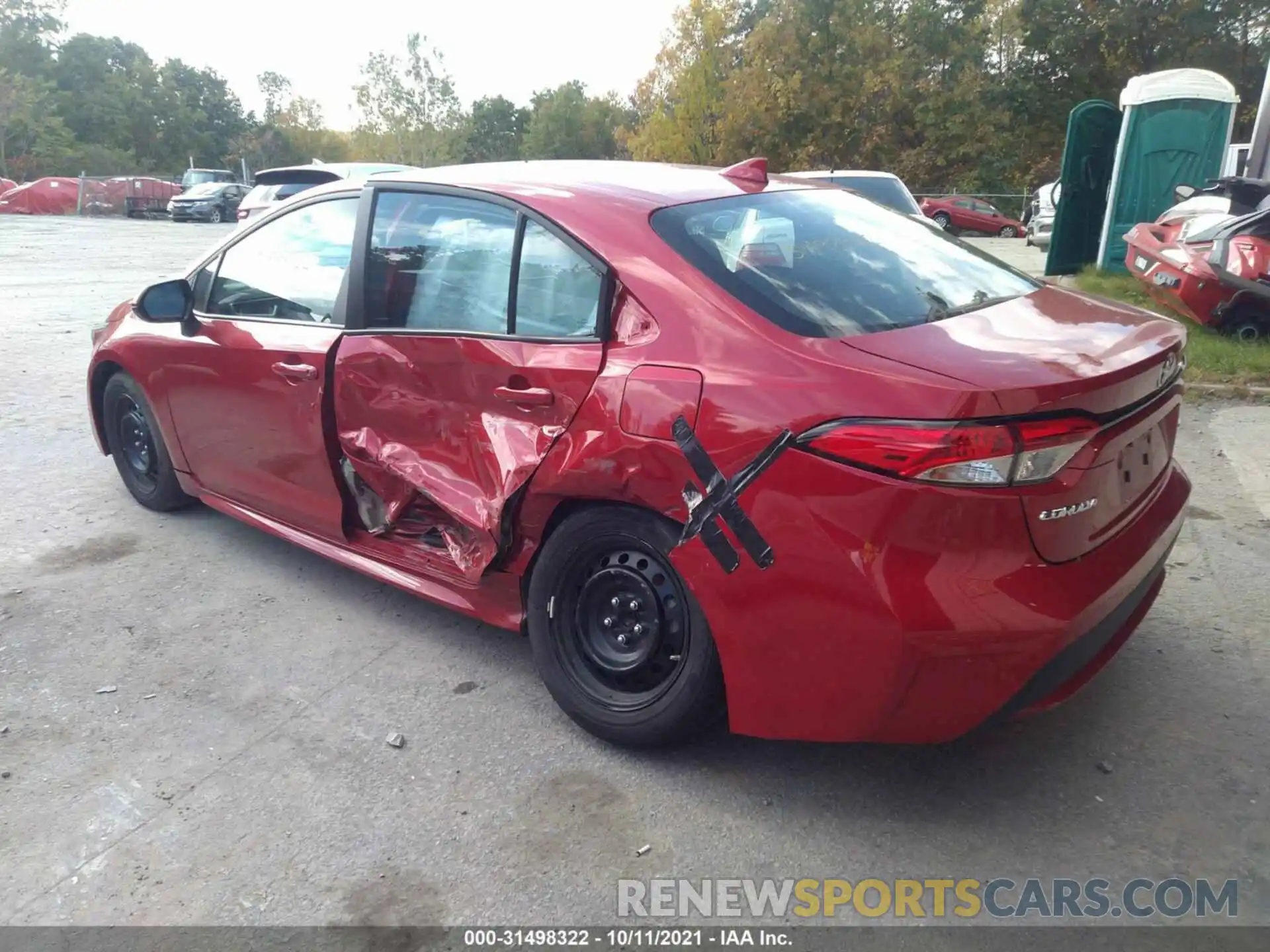 3 Photograph of a damaged car 5YFEPMAE4MP210406 TOYOTA COROLLA 2021