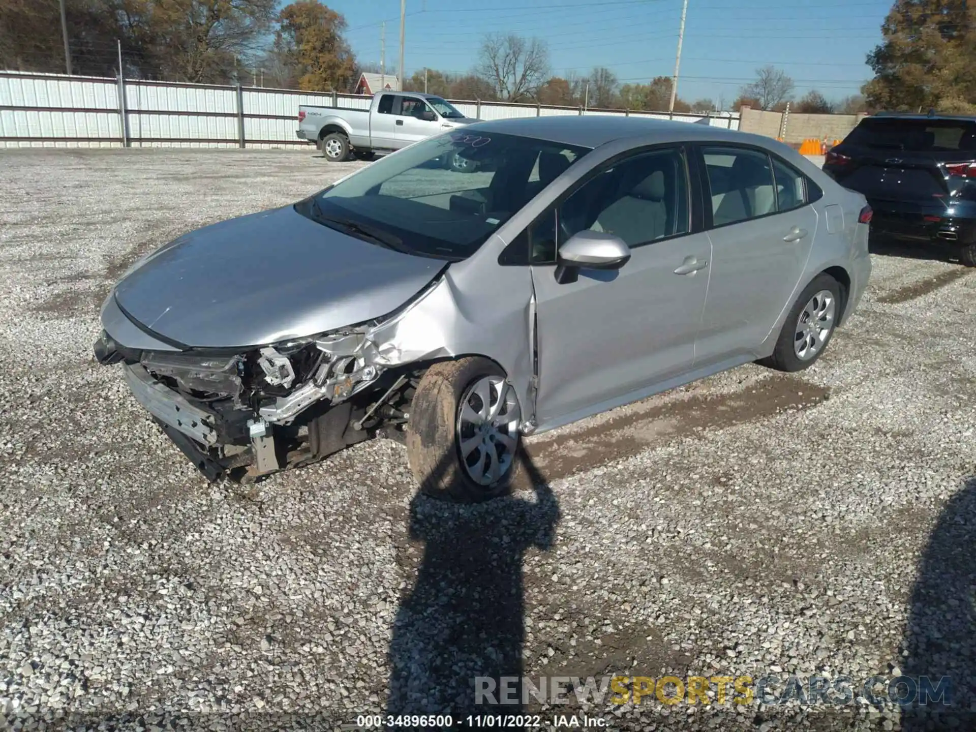 2 Photograph of a damaged car 5YFEPMAE4MP210907 TOYOTA COROLLA 2021