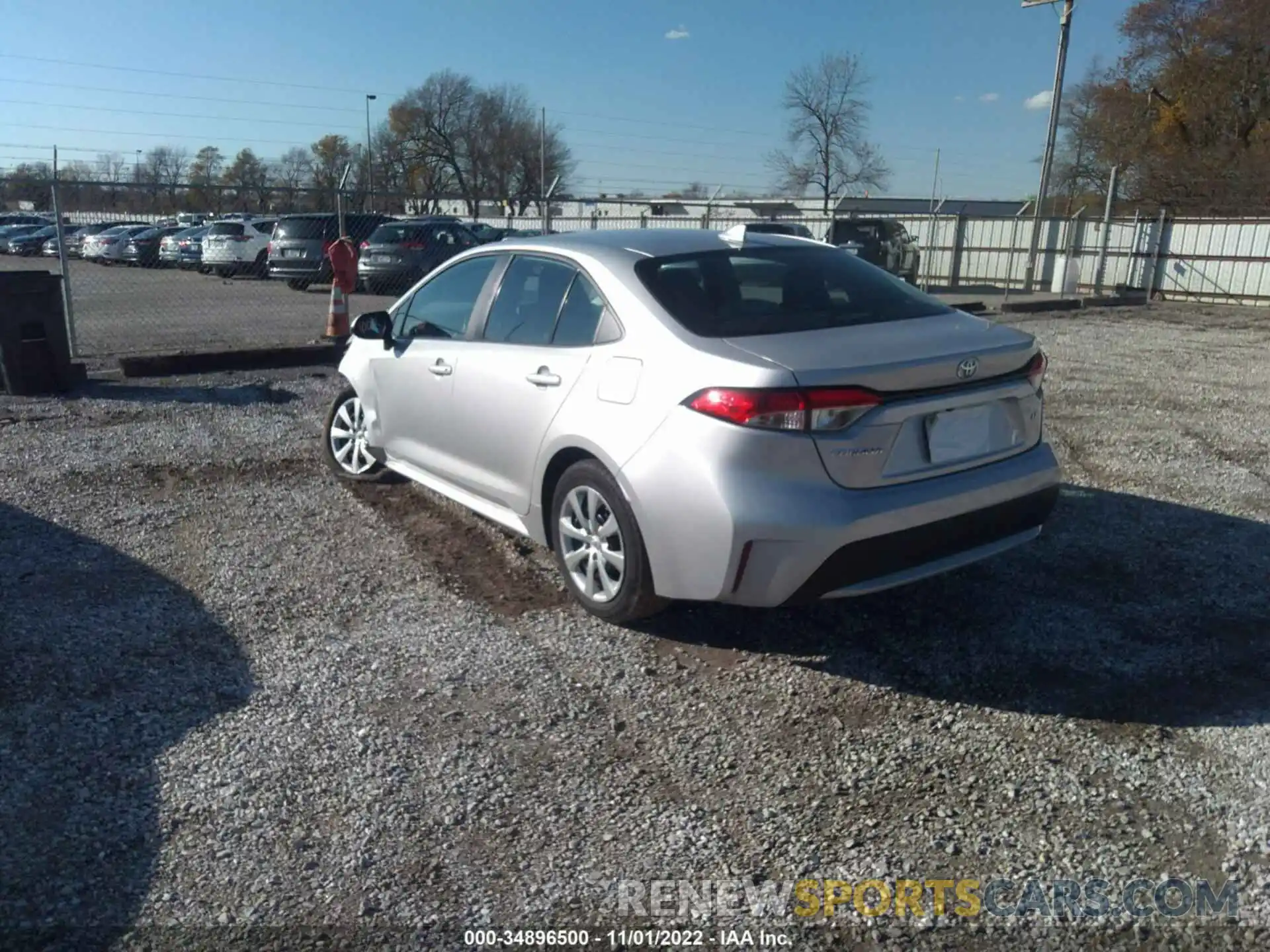 3 Photograph of a damaged car 5YFEPMAE4MP210907 TOYOTA COROLLA 2021