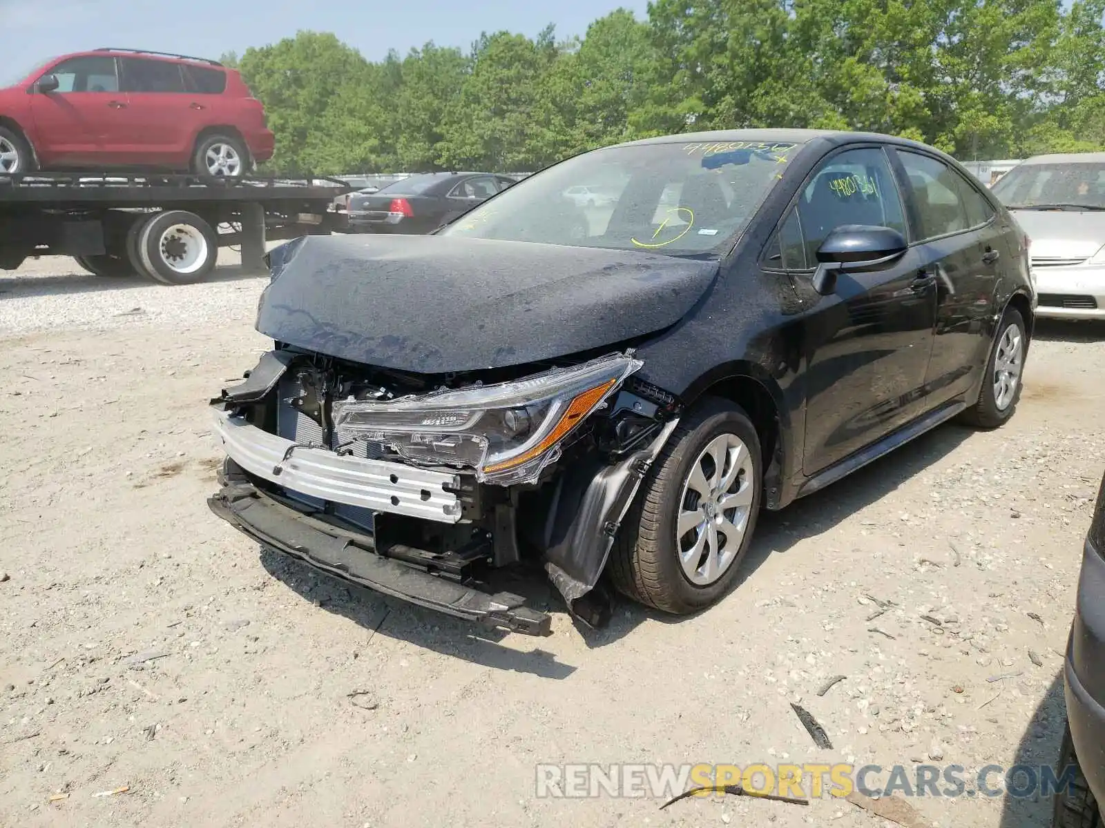 2 Photograph of a damaged car 5YFEPMAE4MP211605 TOYOTA COROLLA 2021