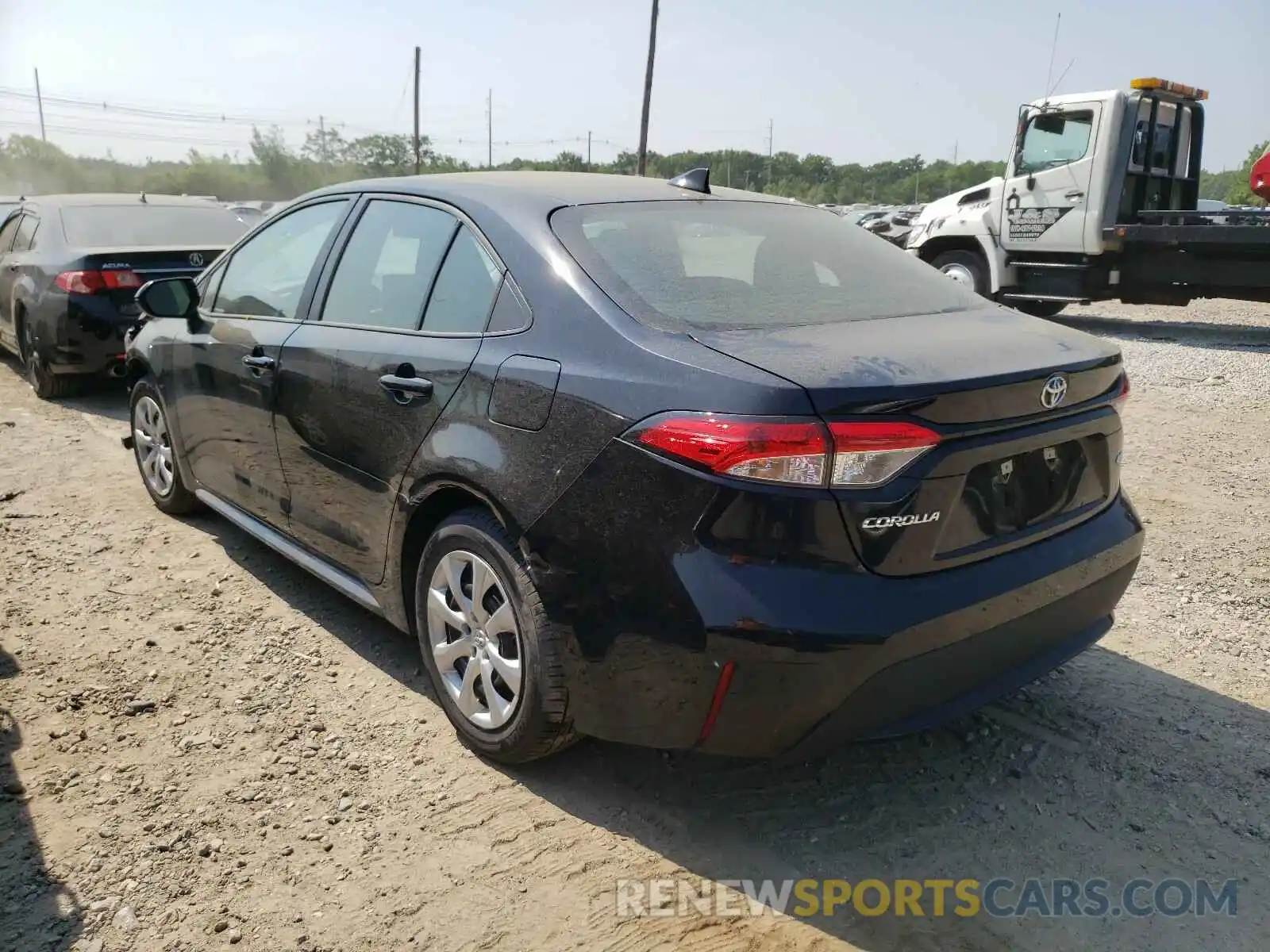 3 Photograph of a damaged car 5YFEPMAE4MP211605 TOYOTA COROLLA 2021