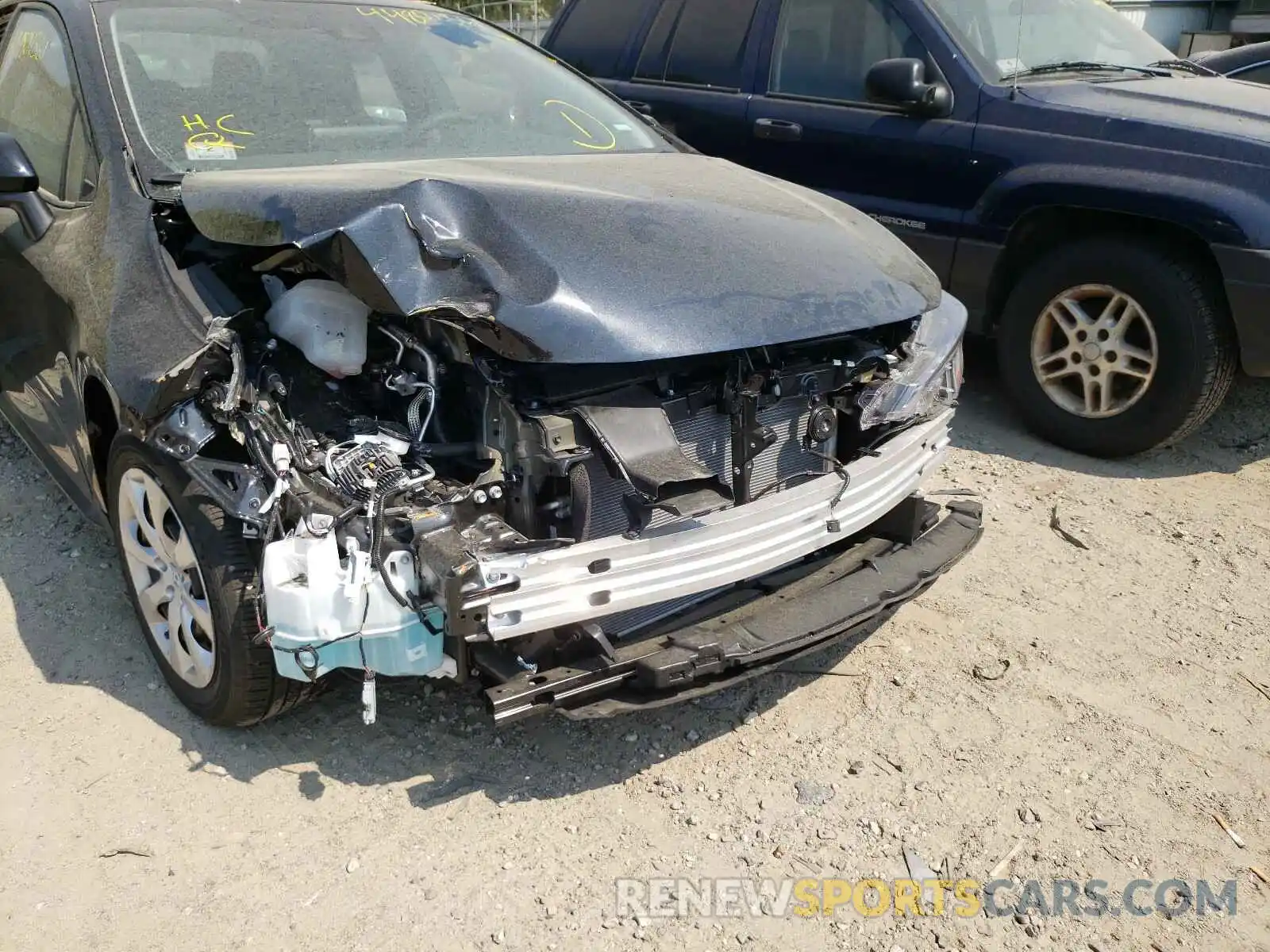 9 Photograph of a damaged car 5YFEPMAE4MP211605 TOYOTA COROLLA 2021