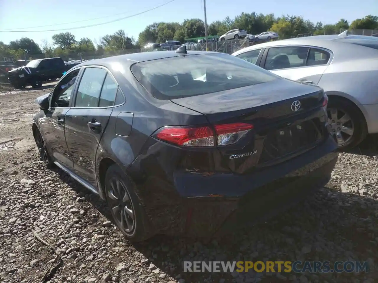 3 Photograph of a damaged car 5YFEPMAE4MP212298 TOYOTA COROLLA 2021