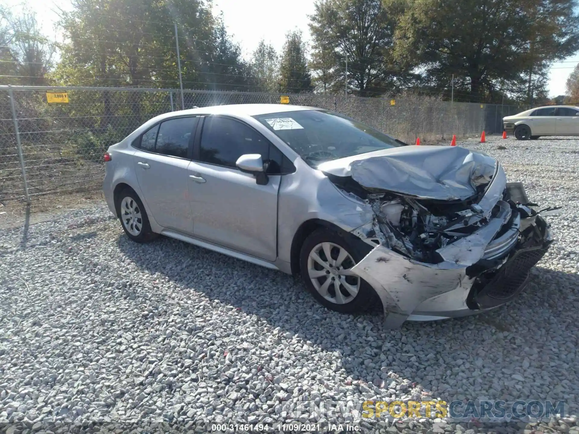 1 Photograph of a damaged car 5YFEPMAE4MP212348 TOYOTA COROLLA 2021