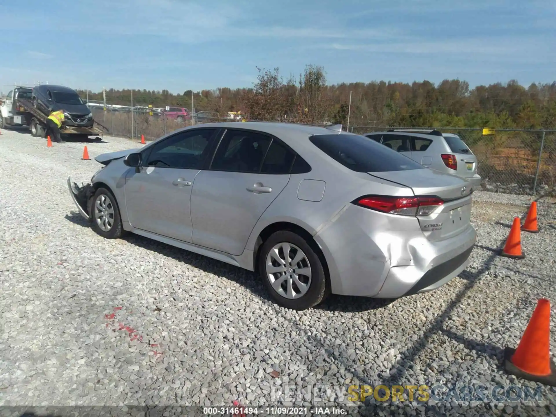 3 Photograph of a damaged car 5YFEPMAE4MP212348 TOYOTA COROLLA 2021