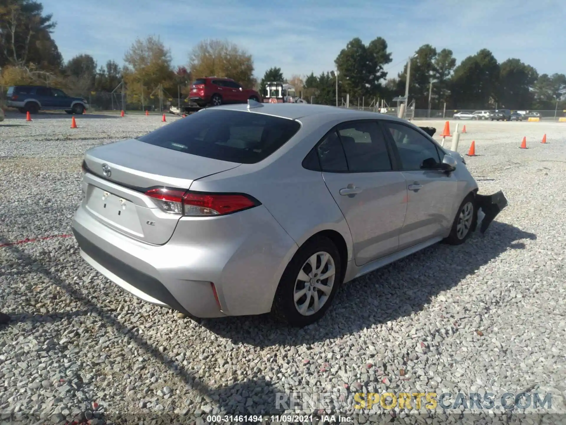 4 Photograph of a damaged car 5YFEPMAE4MP212348 TOYOTA COROLLA 2021