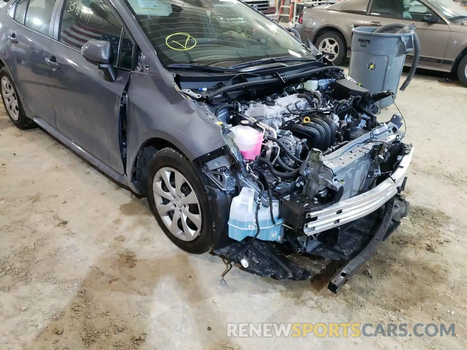 9 Photograph of a damaged car 5YFEPMAE4MP212401 TOYOTA COROLLA 2021