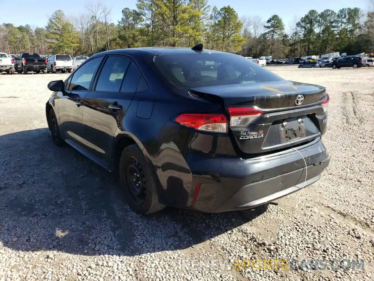 3 Photograph of a damaged car 5YFEPMAE4MP213614 TOYOTA COROLLA 2021