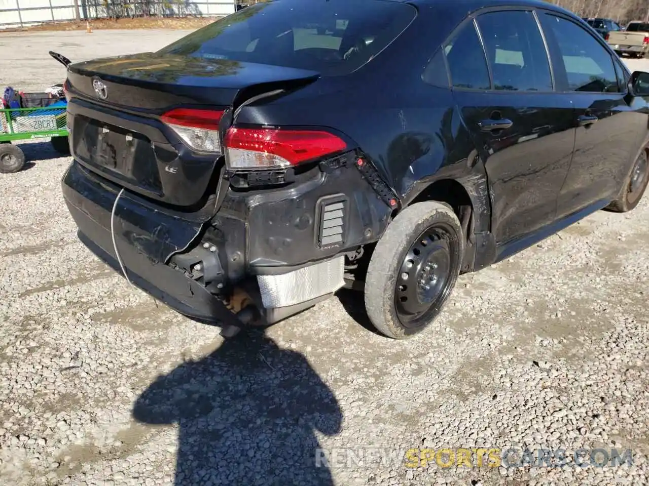 9 Photograph of a damaged car 5YFEPMAE4MP213614 TOYOTA COROLLA 2021