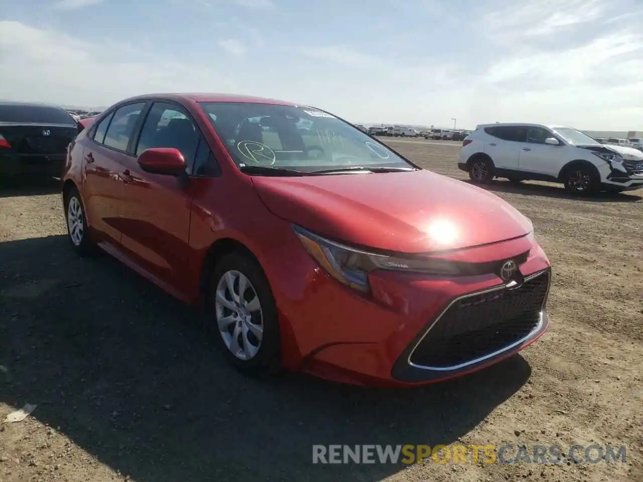 1 Photograph of a damaged car 5YFEPMAE4MP213726 TOYOTA COROLLA 2021