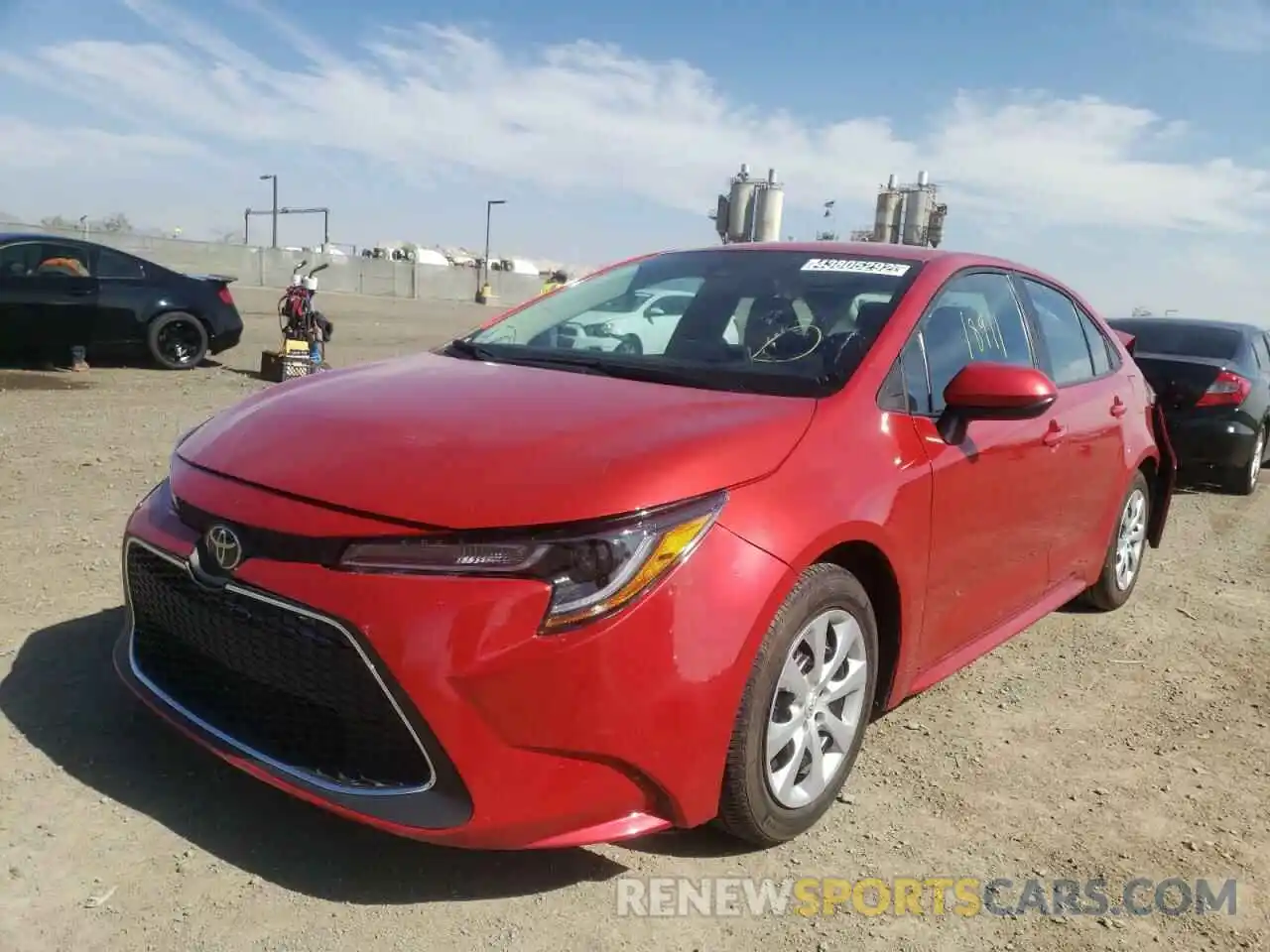 2 Photograph of a damaged car 5YFEPMAE4MP213726 TOYOTA COROLLA 2021