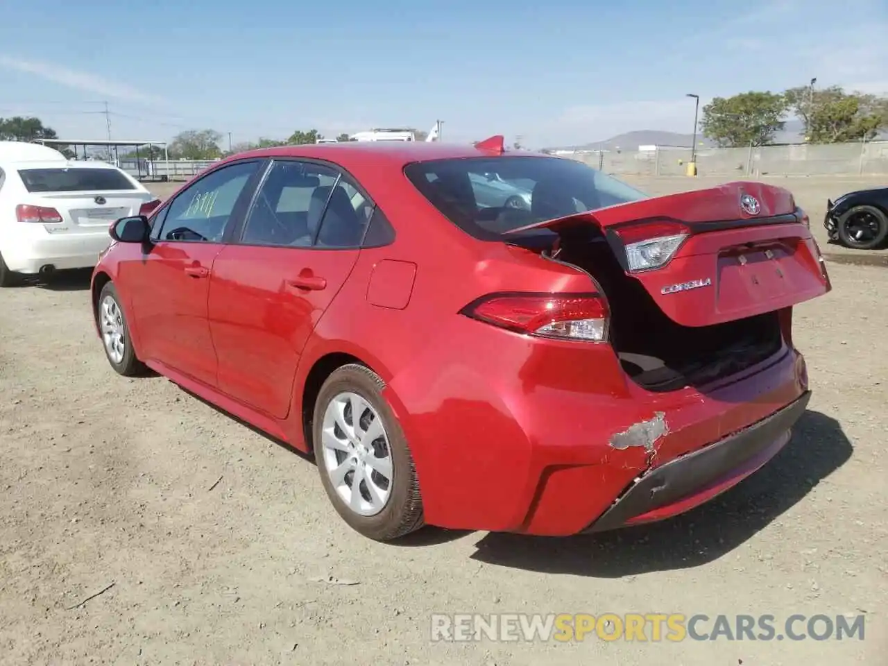 3 Photograph of a damaged car 5YFEPMAE4MP213726 TOYOTA COROLLA 2021