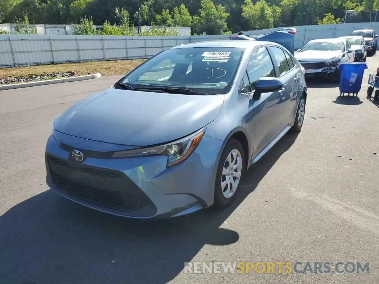 2 Photograph of a damaged car 5YFEPMAE4MP213869 TOYOTA COROLLA 2021