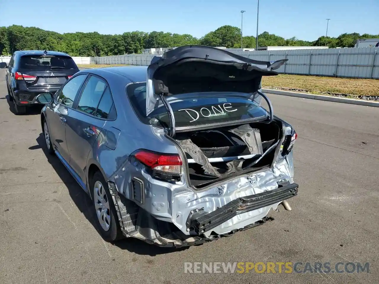 9 Photograph of a damaged car 5YFEPMAE4MP213869 TOYOTA COROLLA 2021