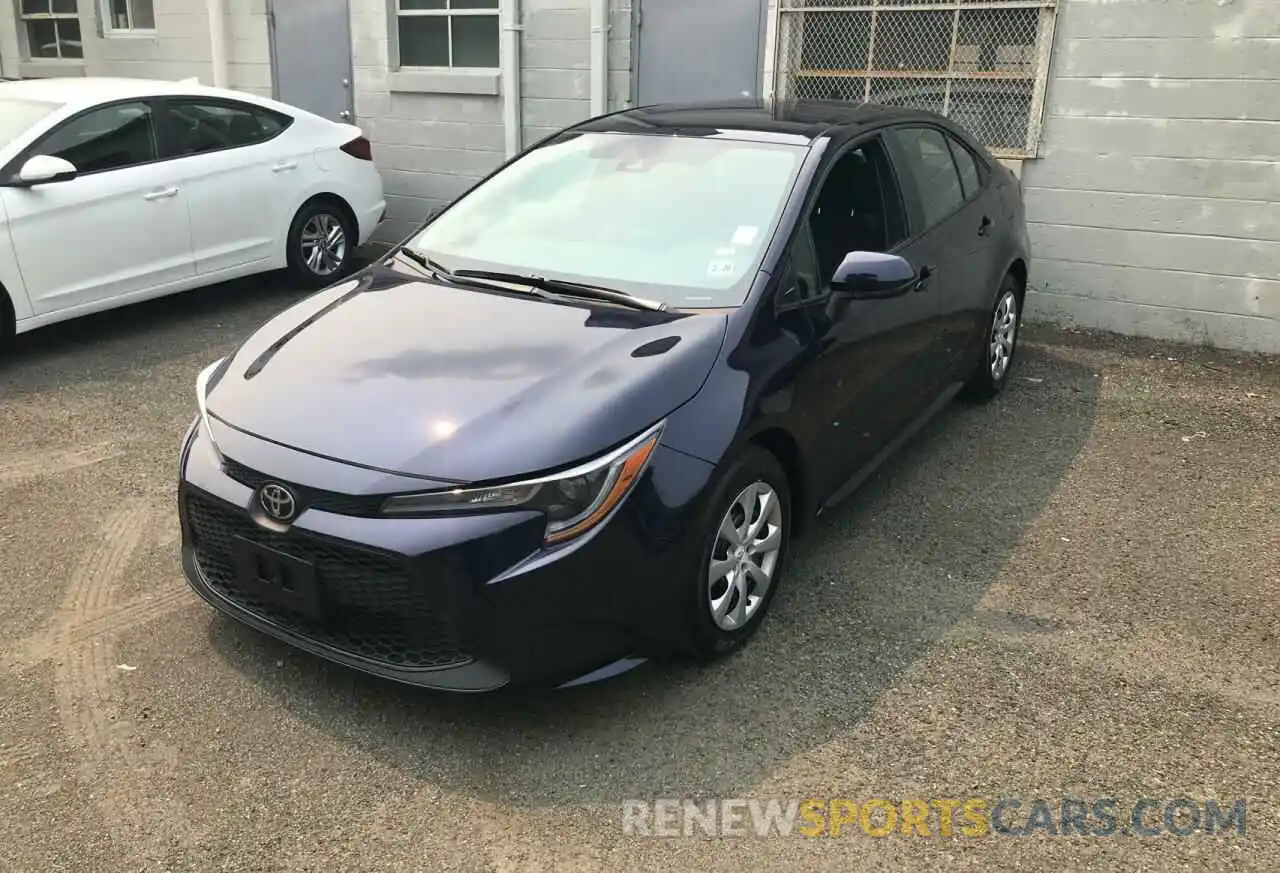 2 Photograph of a damaged car 5YFEPMAE4MP214018 TOYOTA COROLLA 2021