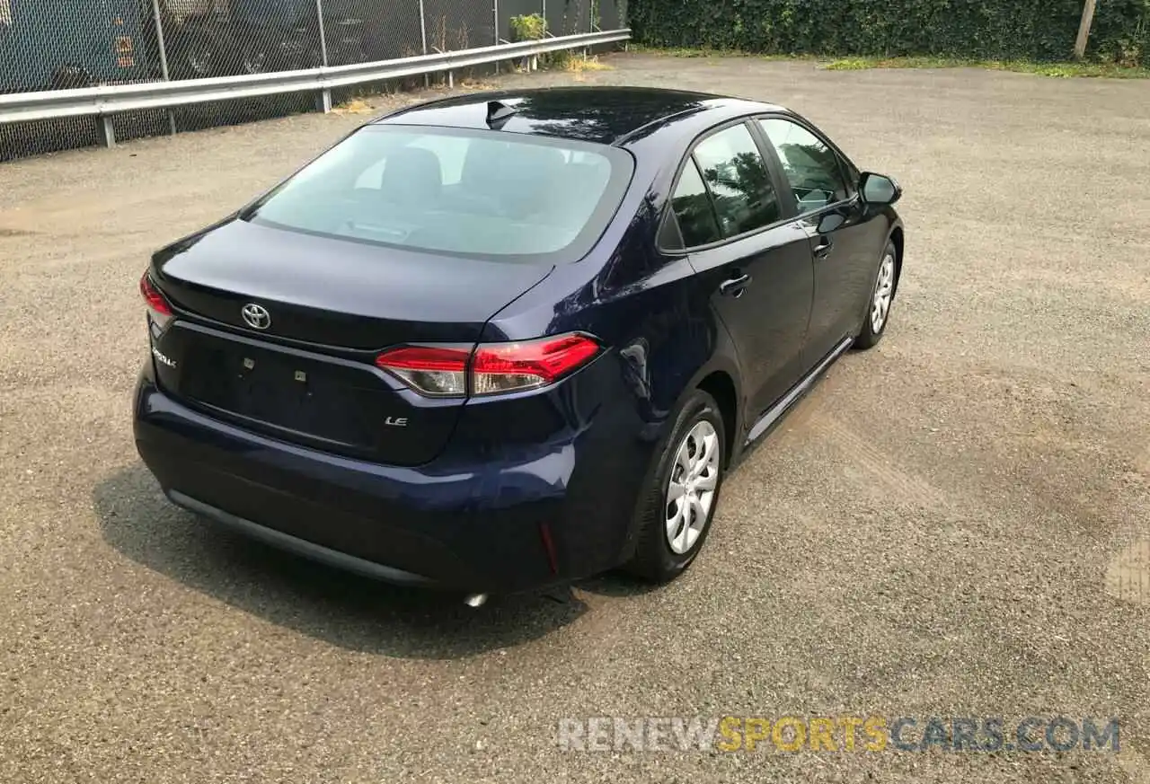 4 Photograph of a damaged car 5YFEPMAE4MP214018 TOYOTA COROLLA 2021