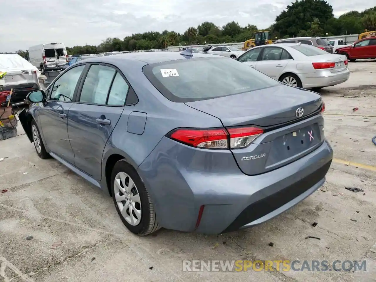 3 Photograph of a damaged car 5YFEPMAE4MP214519 TOYOTA COROLLA 2021