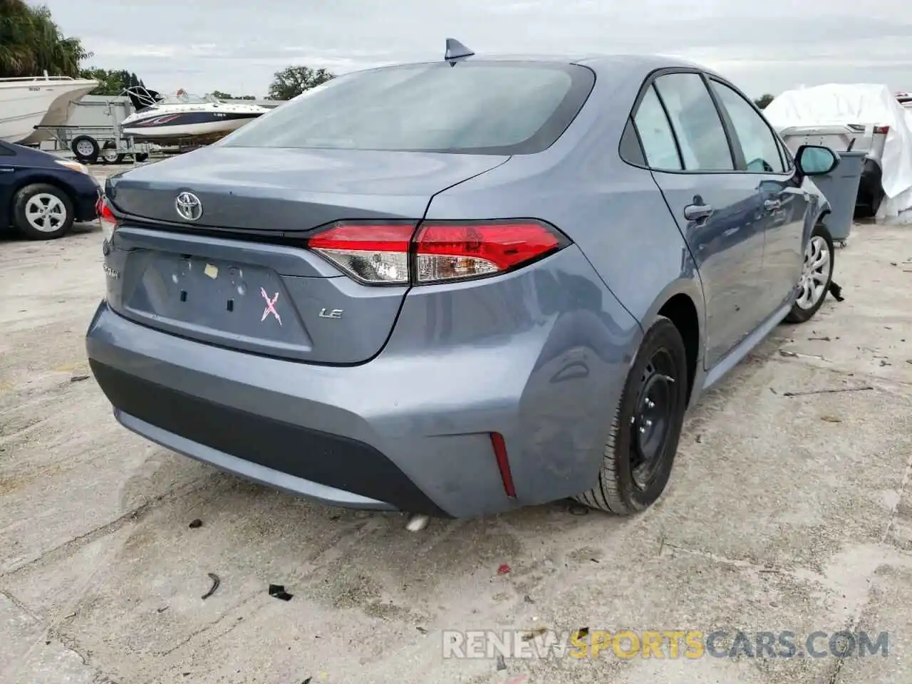 4 Photograph of a damaged car 5YFEPMAE4MP214519 TOYOTA COROLLA 2021